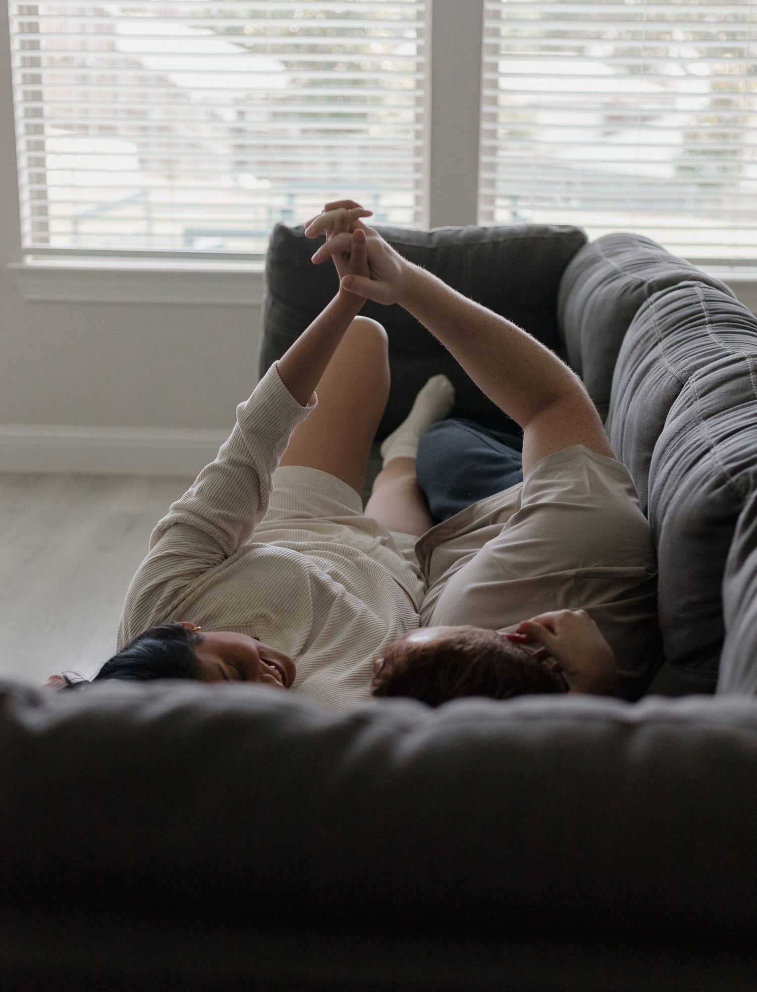 An in home session, filled with candid posing in Caddo Mills, Texas