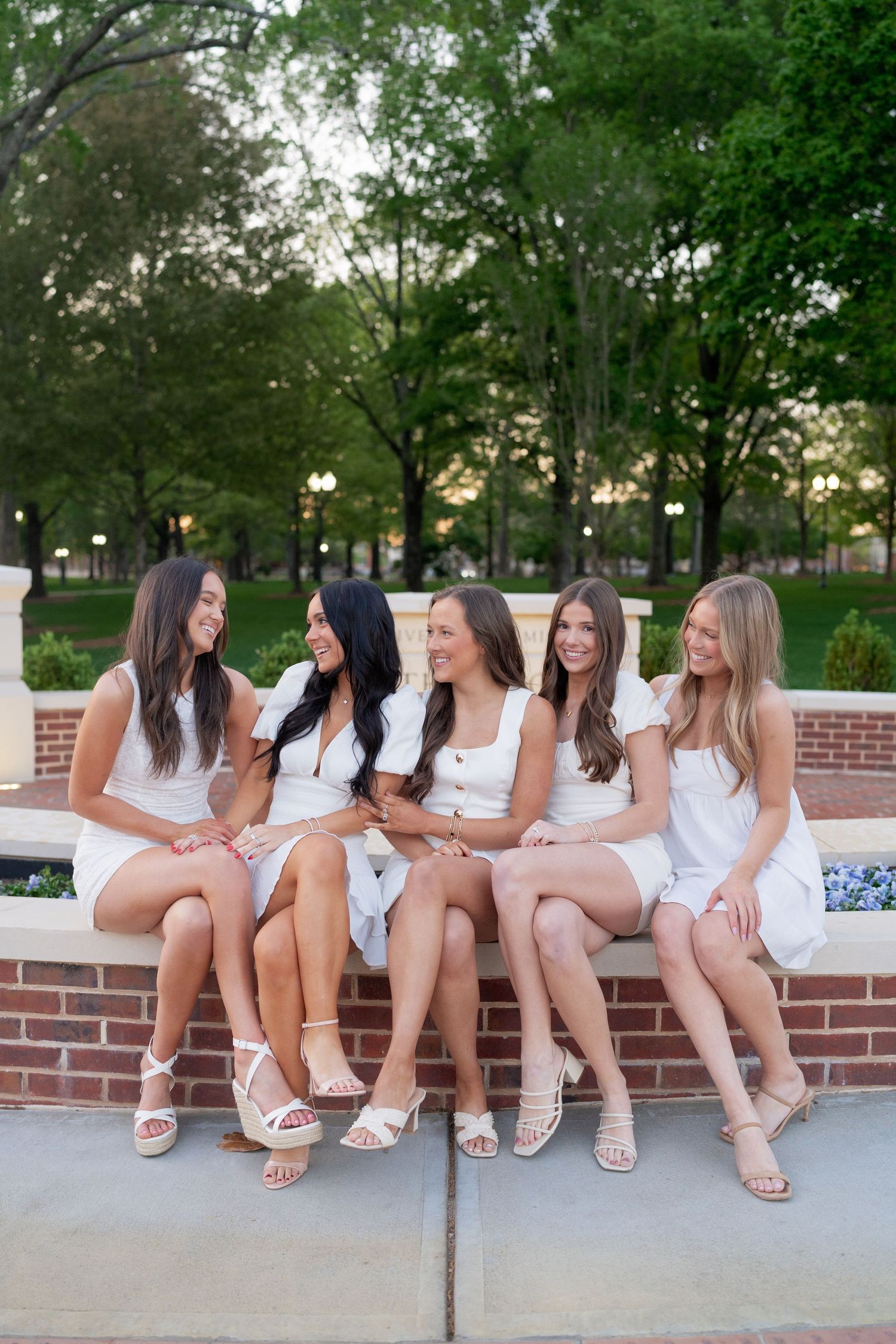Group Senior portraits at Ole Miss