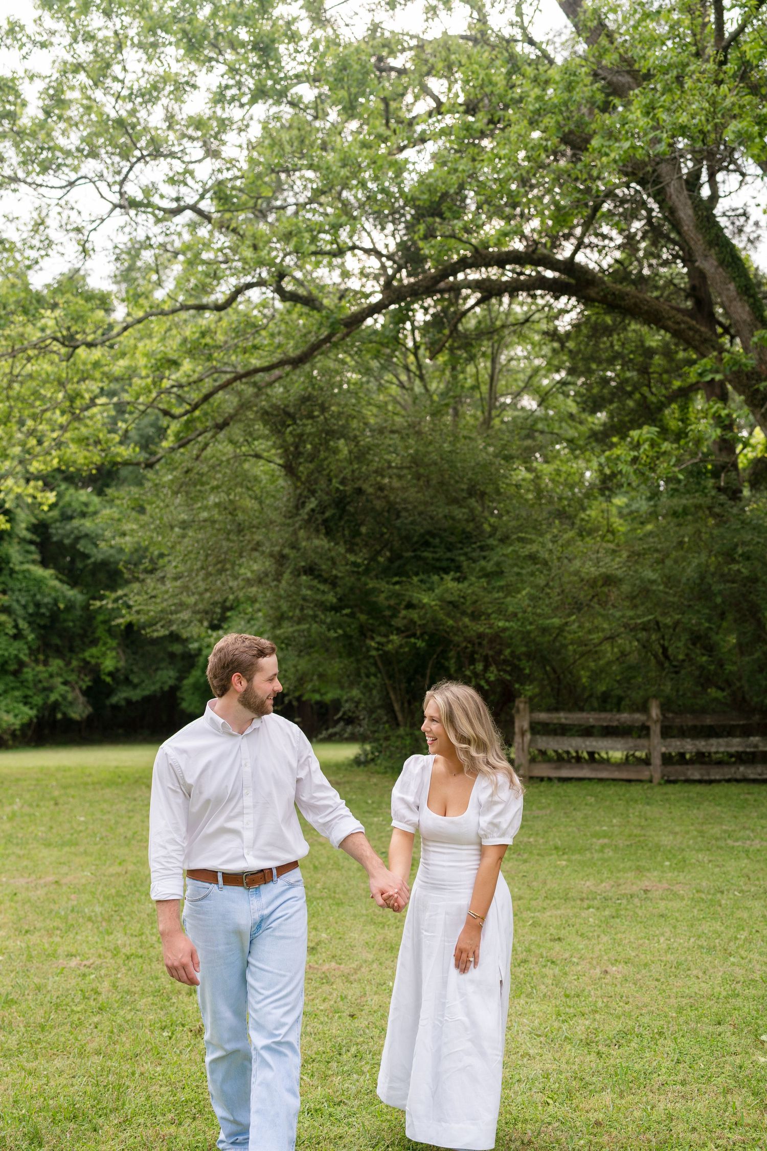 Mary Lauren and Ben Engagement Session in Oxford, MS