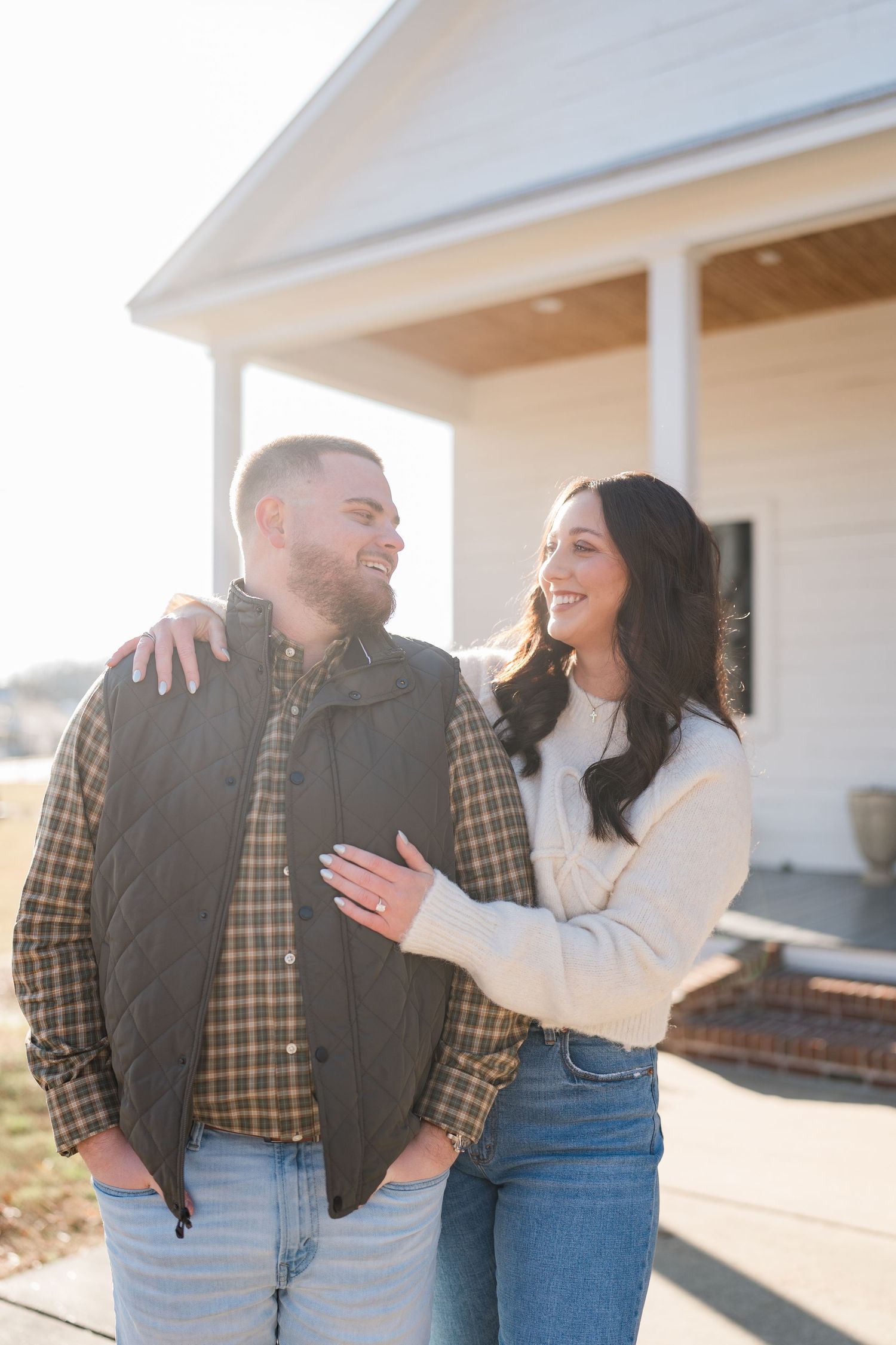 Engagement Portraits for Parker and Zac in Taylor, MS