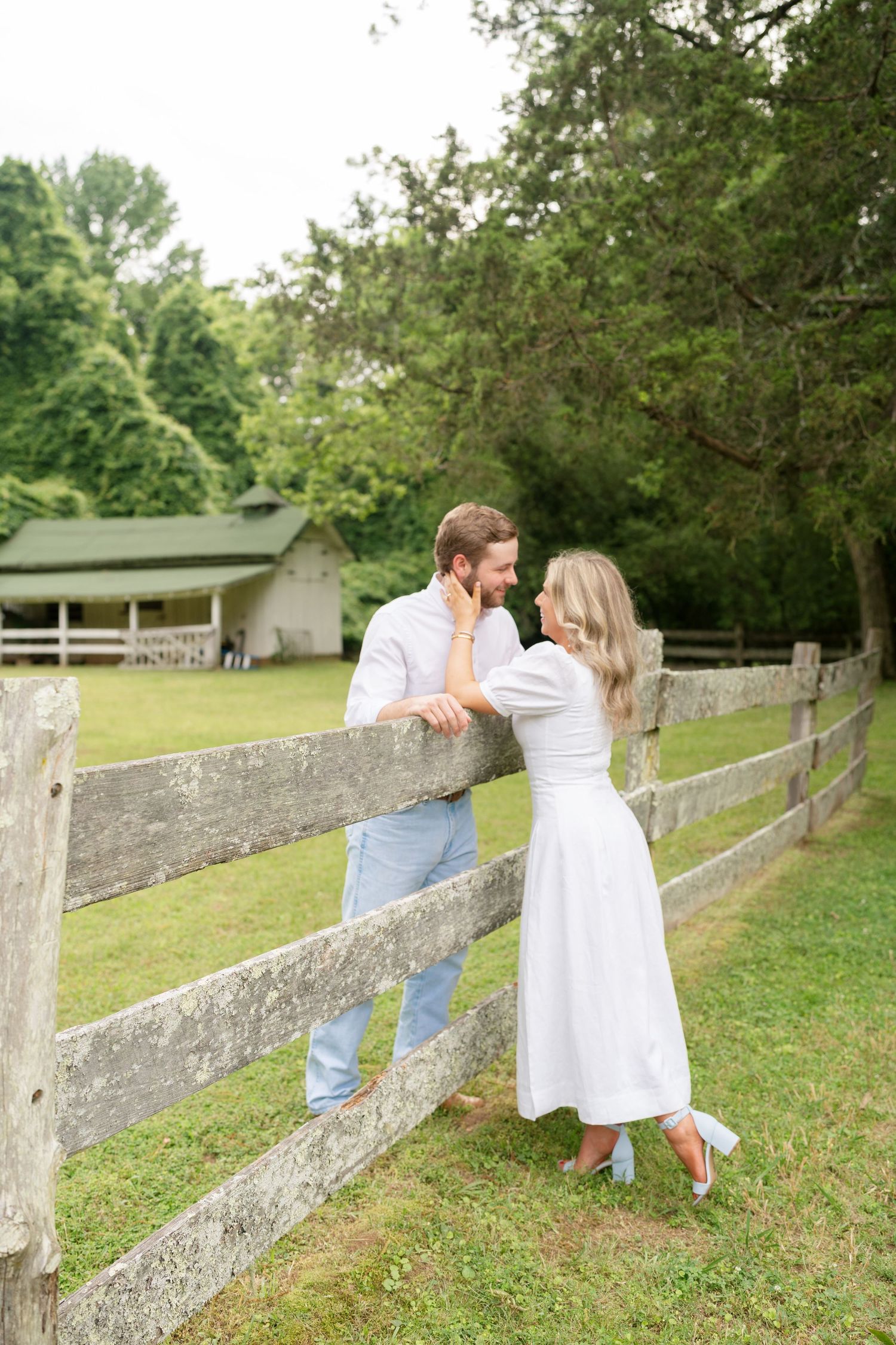 Mary Lauren and Ben Engagement Session in Oxford, MS