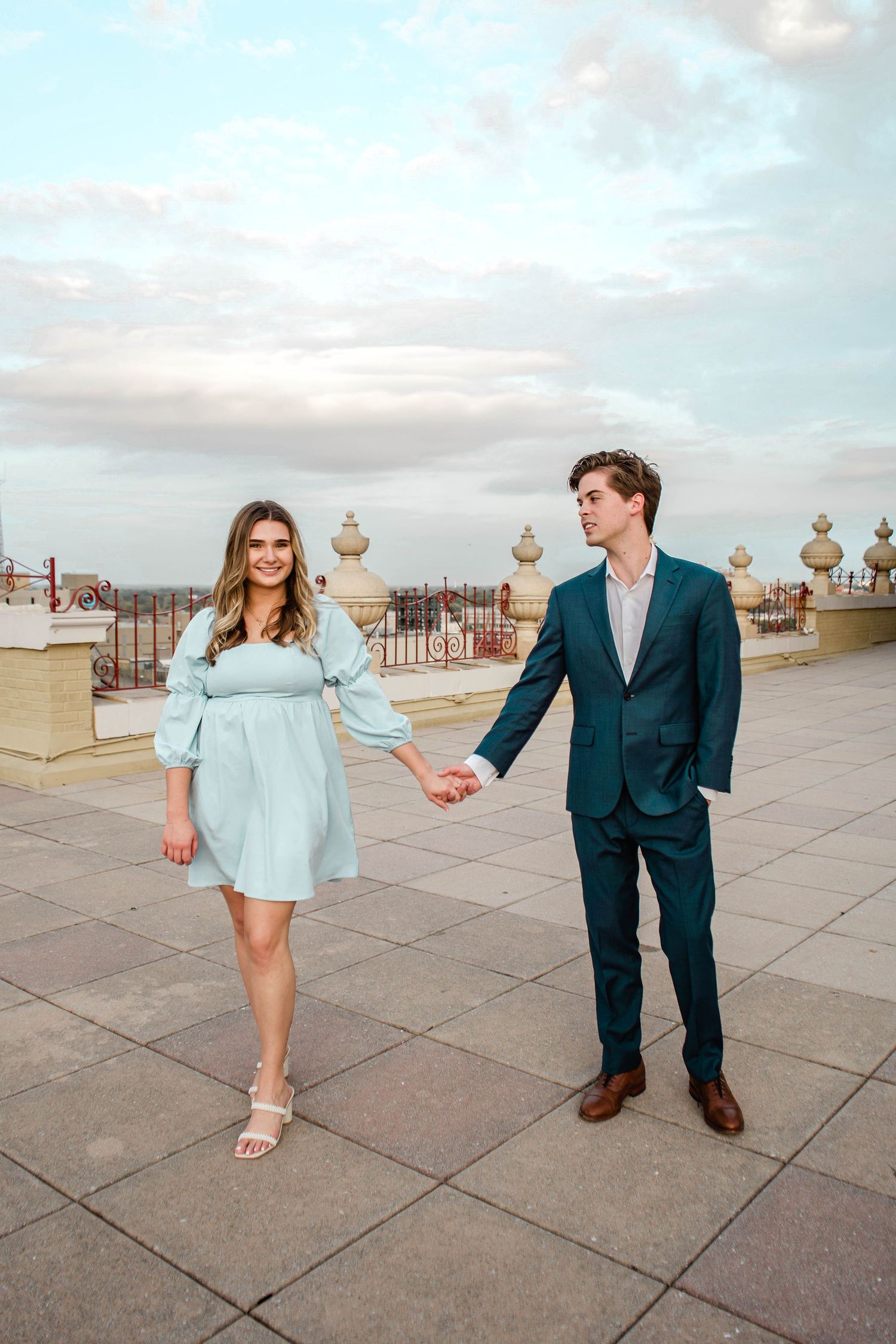 Kayla and Jay engagement portraits in Memphis, TN