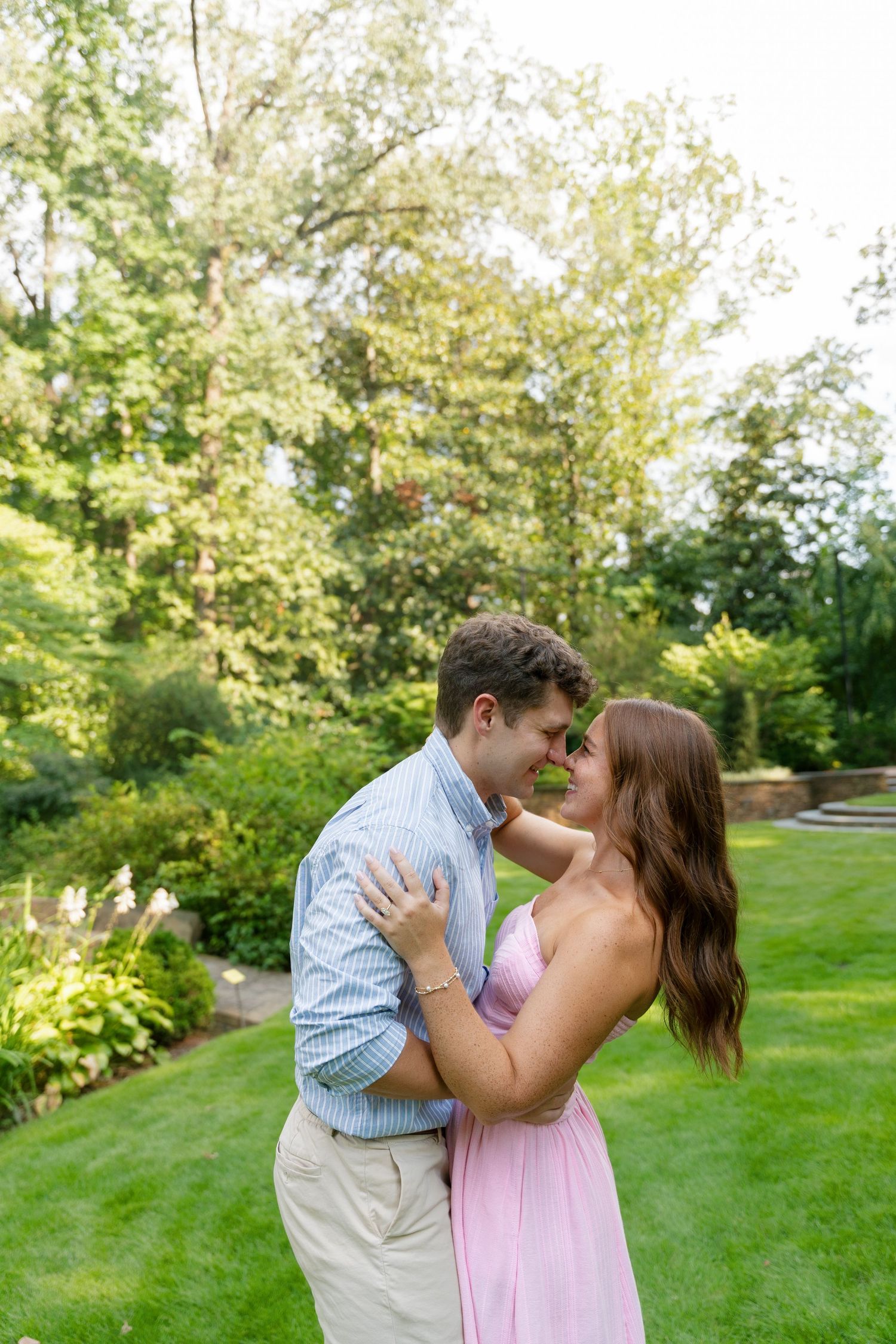 Kaylee and Marshall engagement portraits in Memphis, TN