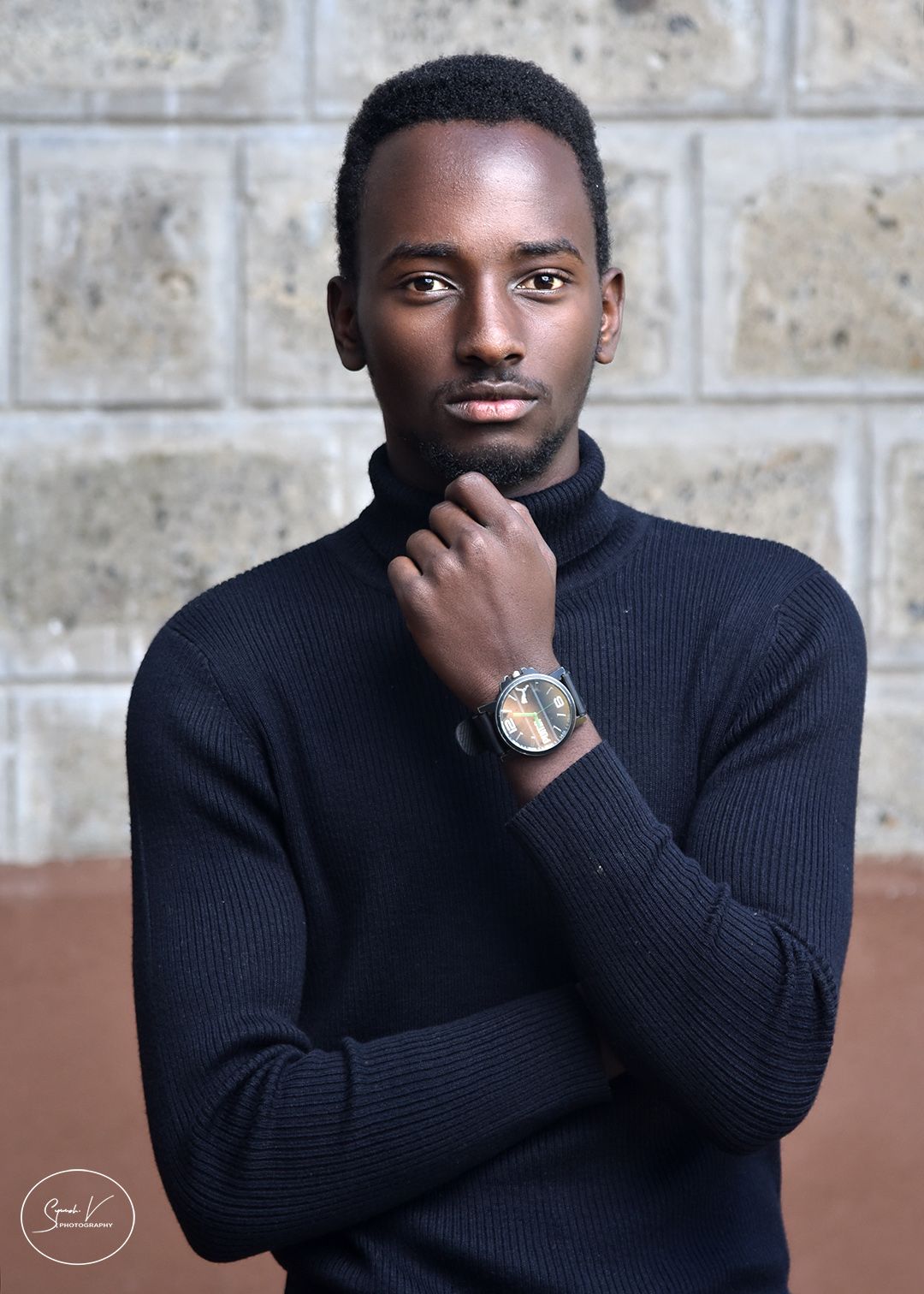 Executive corporate headshot session in Westlands, Nairobi - professional portrait for LinkedIn profile and company website
