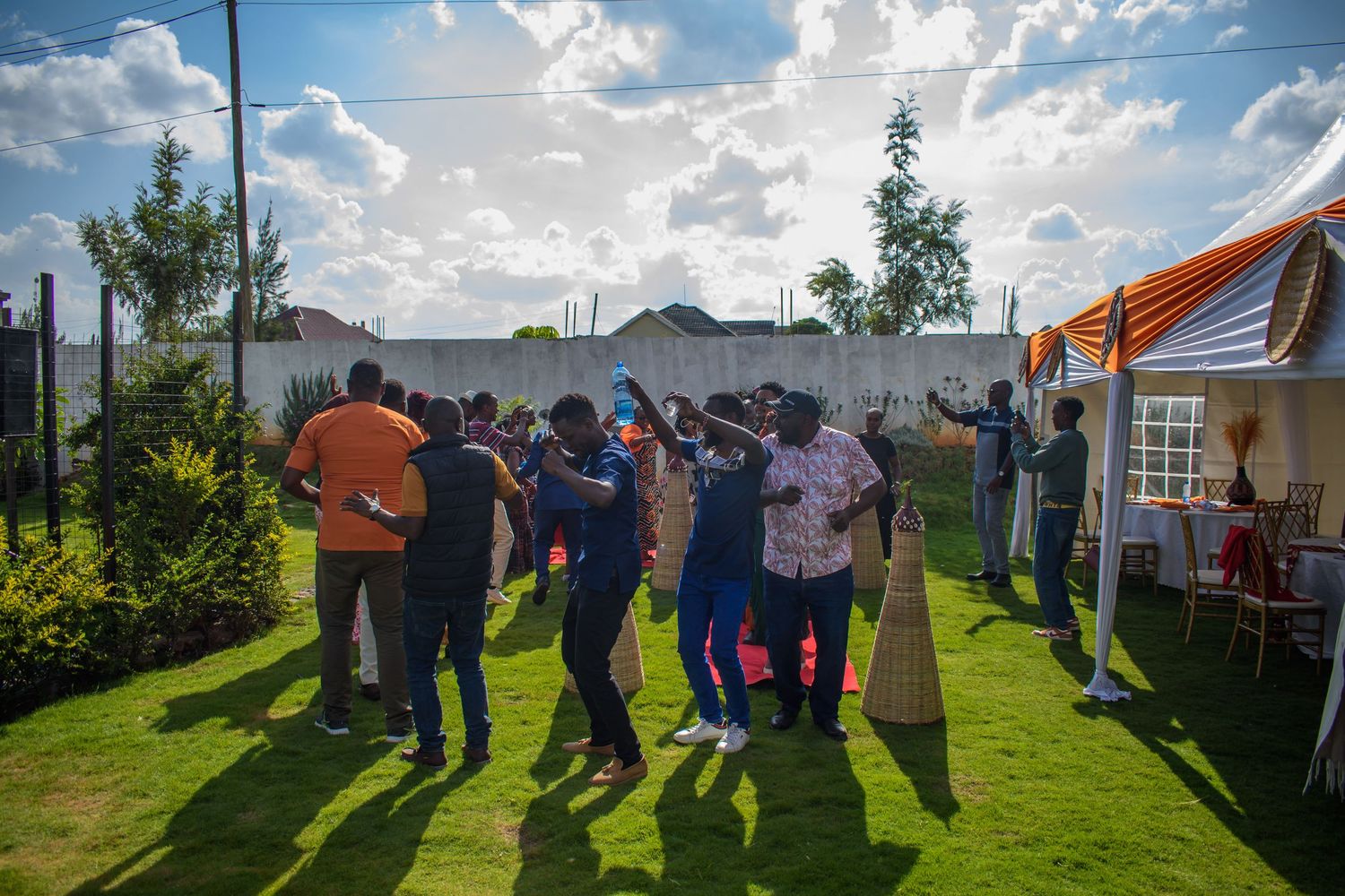 Traditional Kikuyu Ruracio ceremony in Kenya - family exchange of gifts and cultural blessings