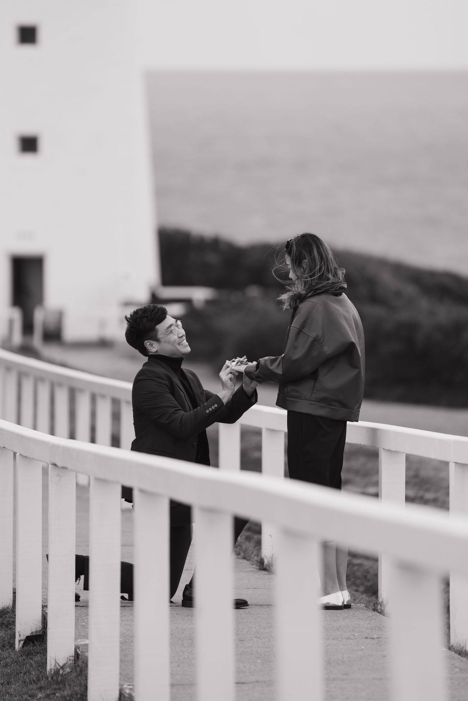 Marriage proposal at cape Otway light station