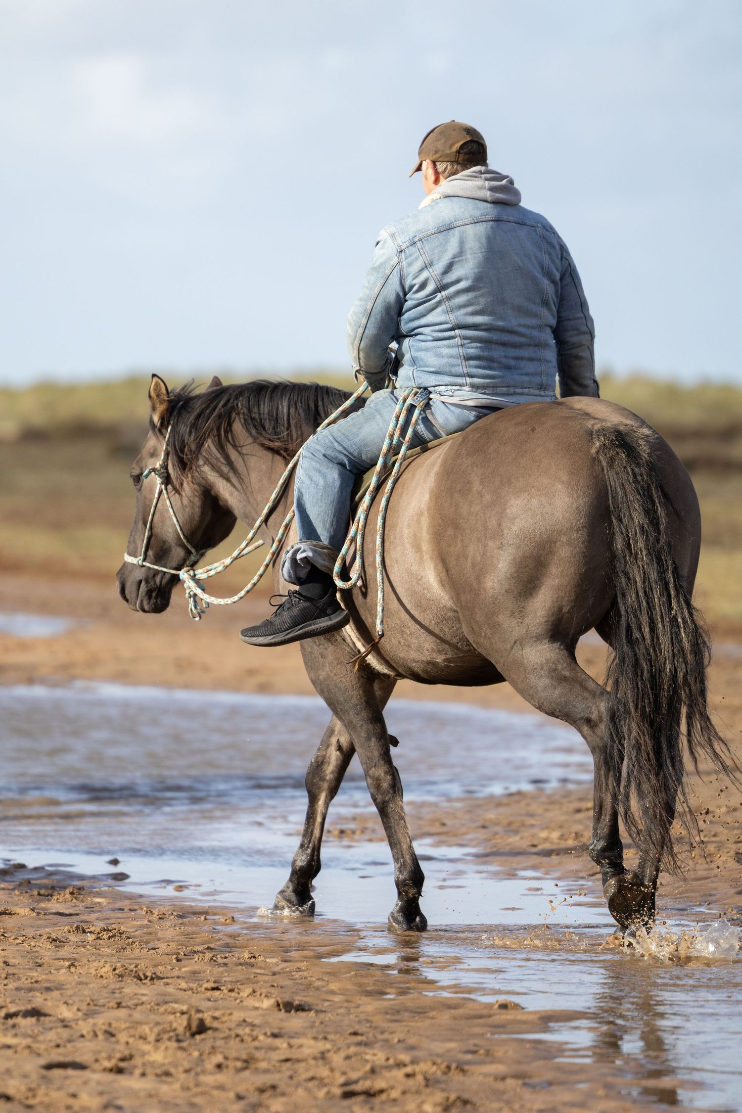 Equine photography beach western riding