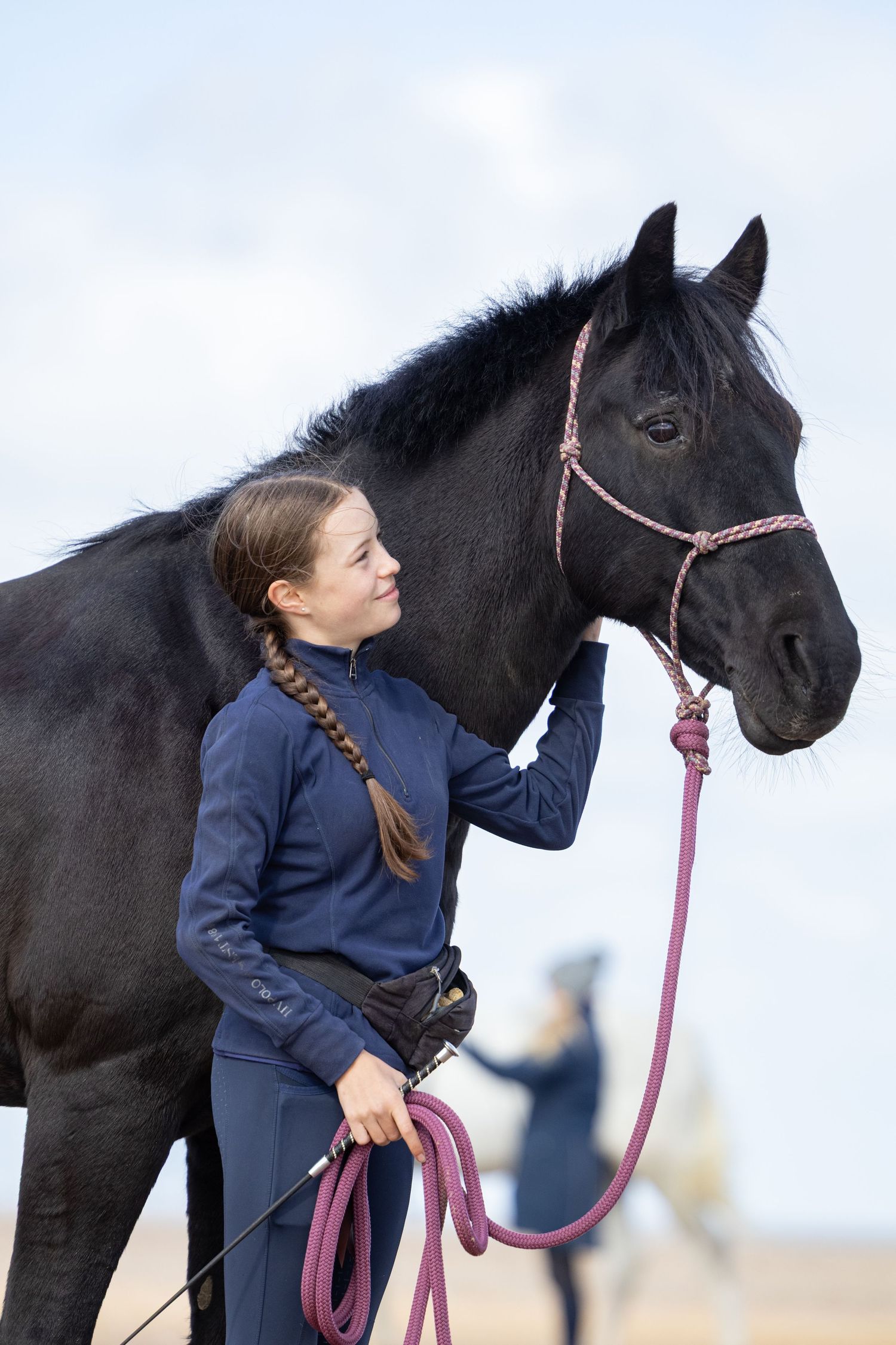 Equine photography beach portrait