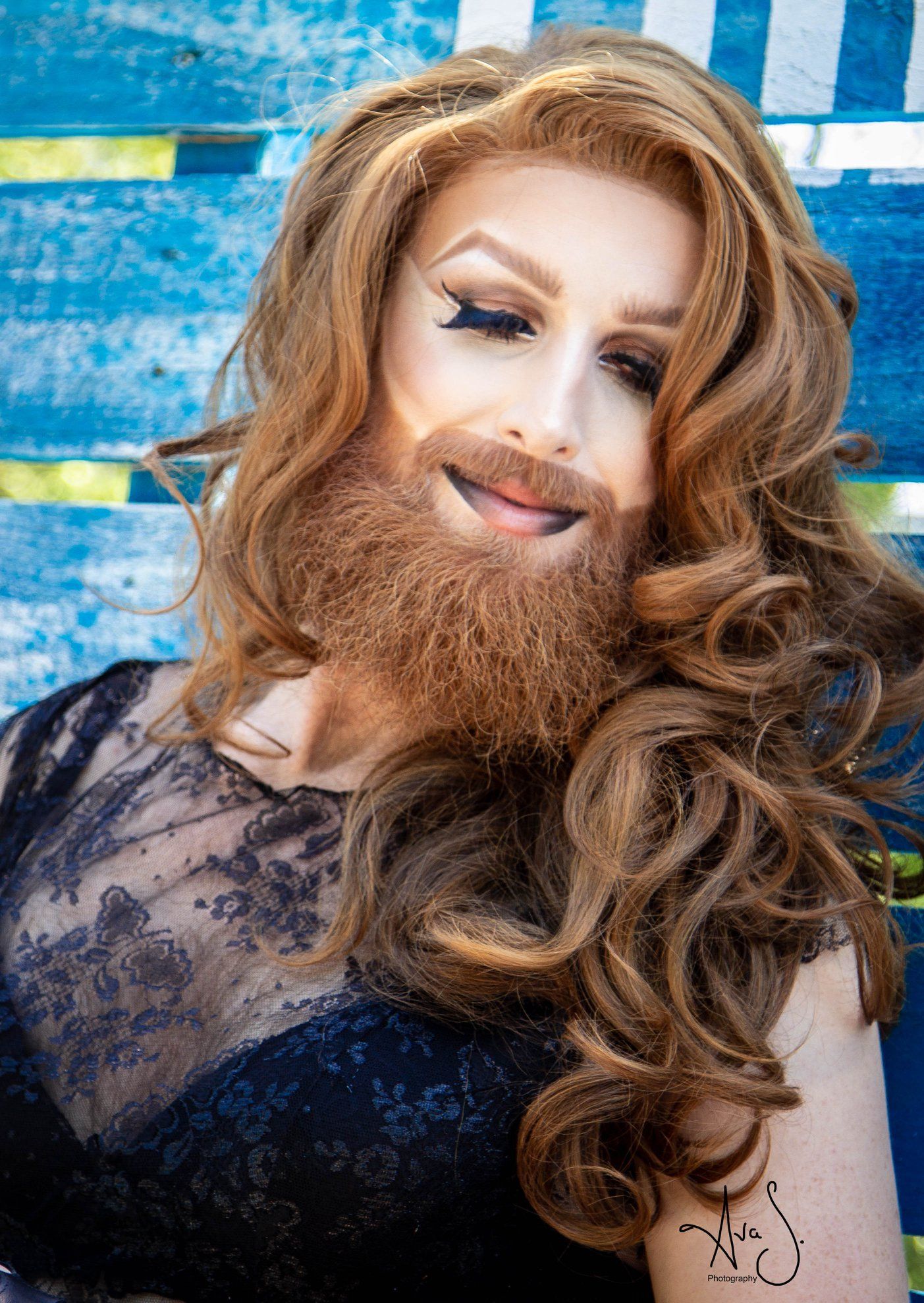 Portrait of drag queen Gingzilla