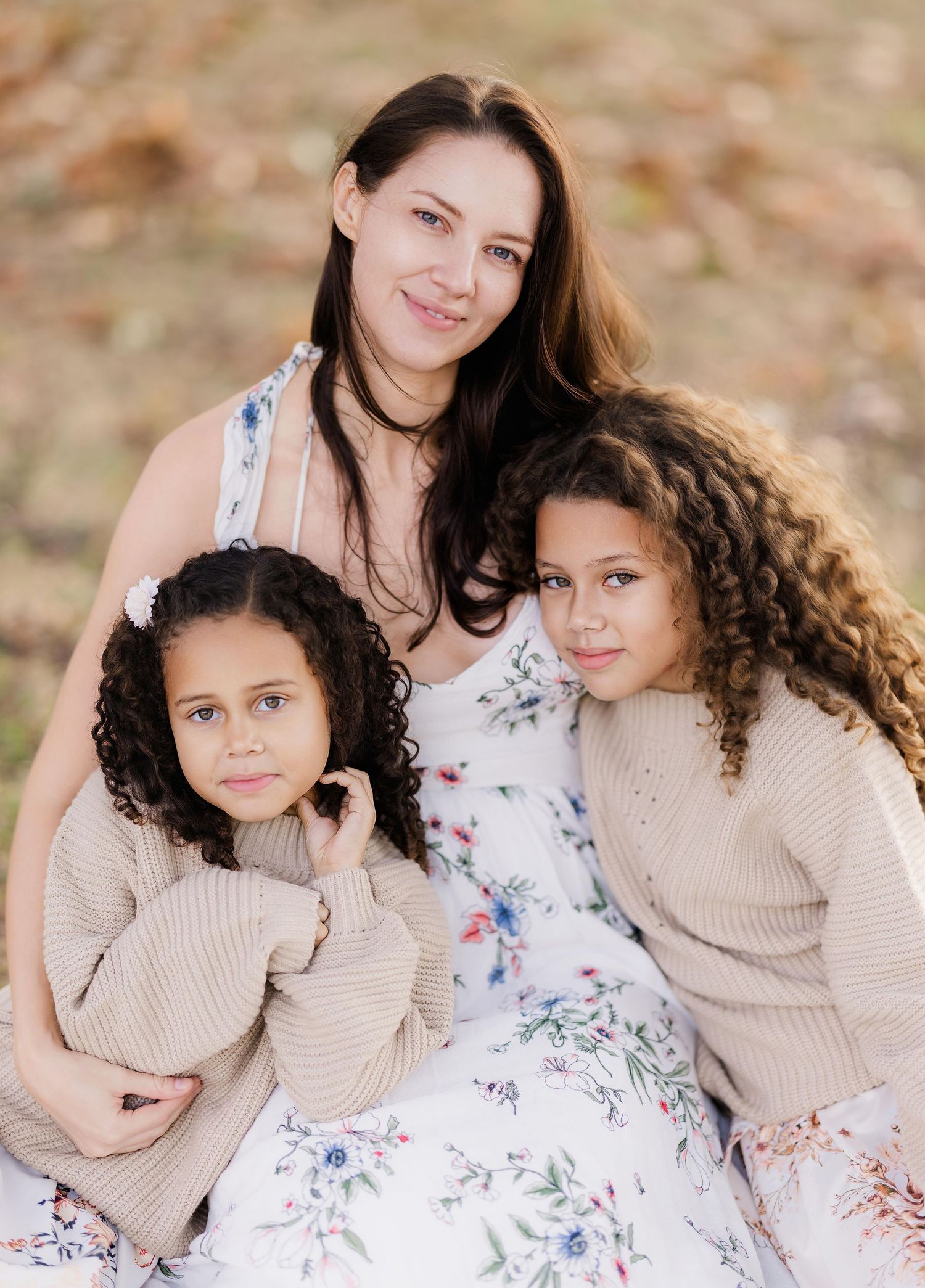 mother and two daughters