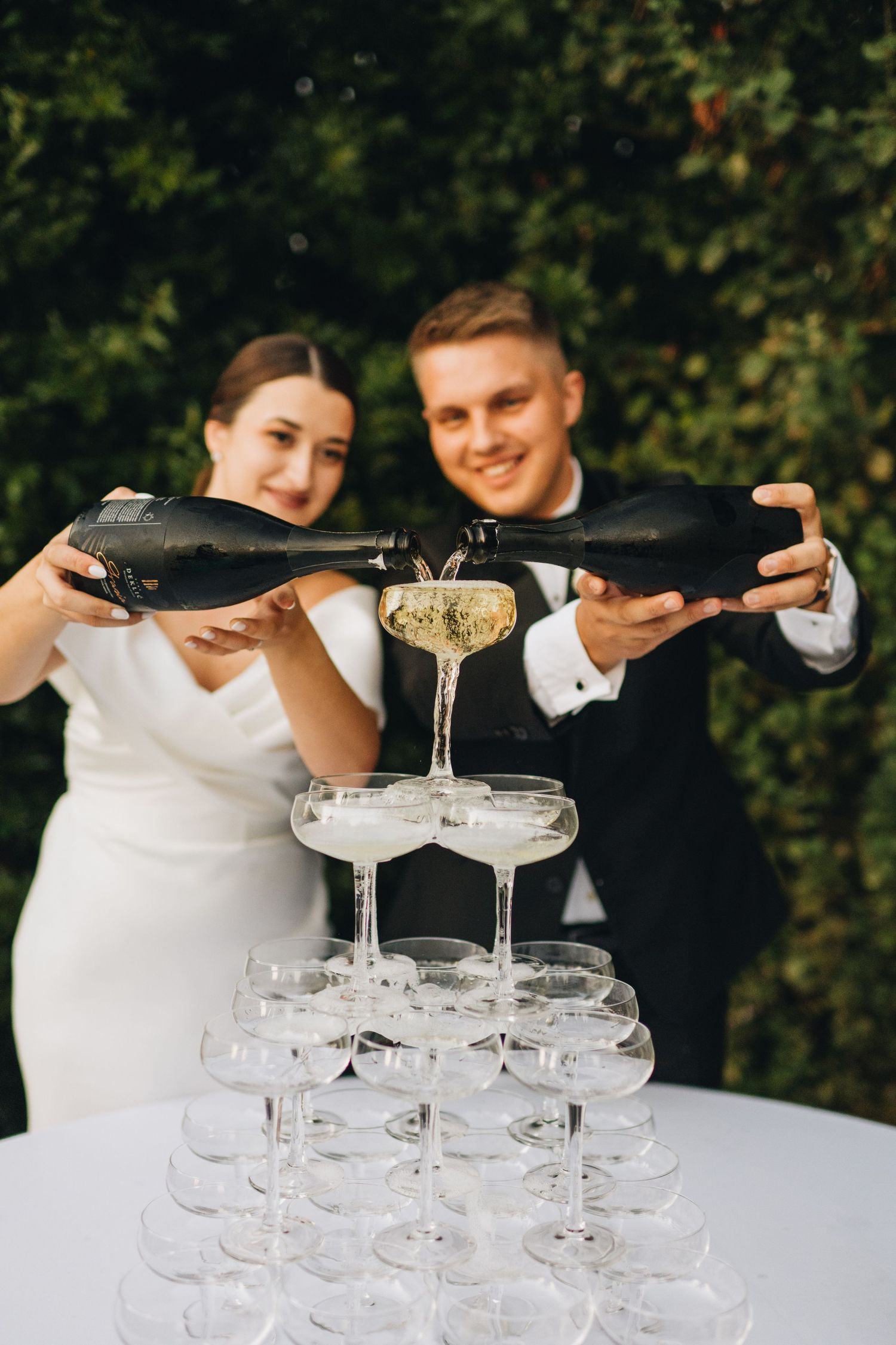 Wedding Photography Istria, Croatia, Wedding photographer Istria, Wedding photographer Croatia, Paladnjaki, Champagne tower