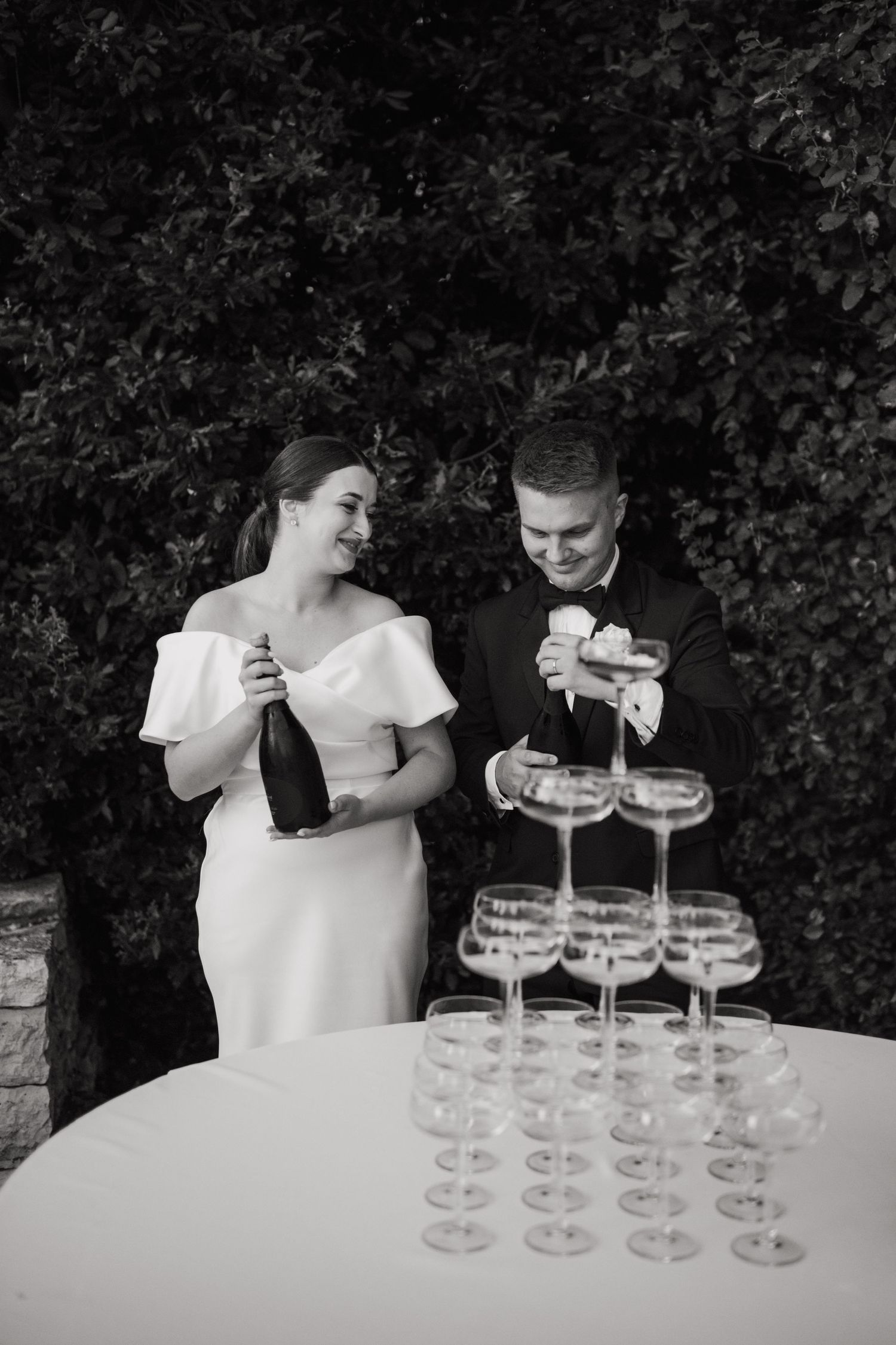Wedding Photography Istria, Croatia, Wedding photographer Istria, Wedding photographer Croatia, Paladnjaki, Champagne tower