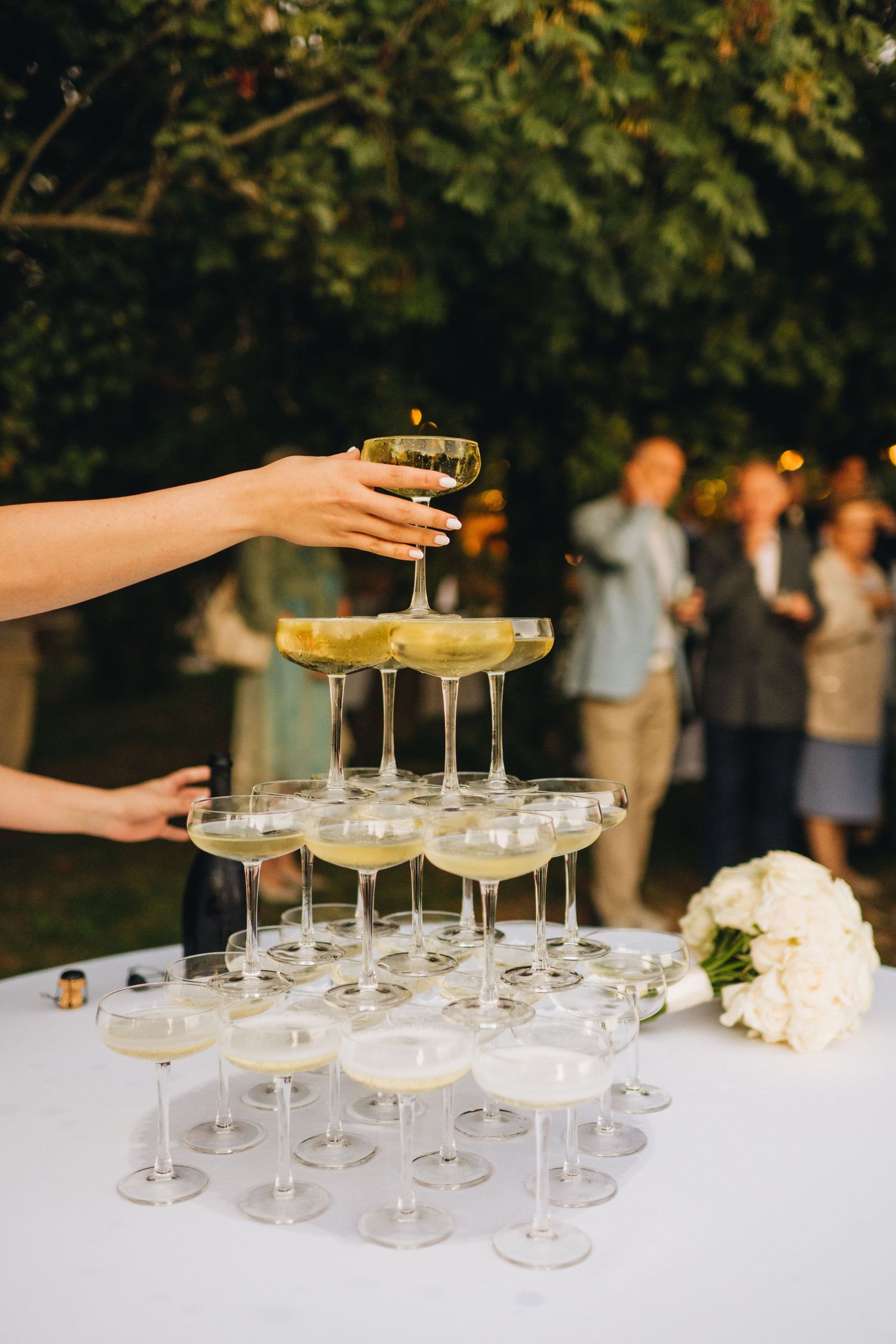 Wedding Photography Istria, Croatia, Wedding photographer Istria, Wedding photographer Croatia, Paladnjaki, Champagne tower