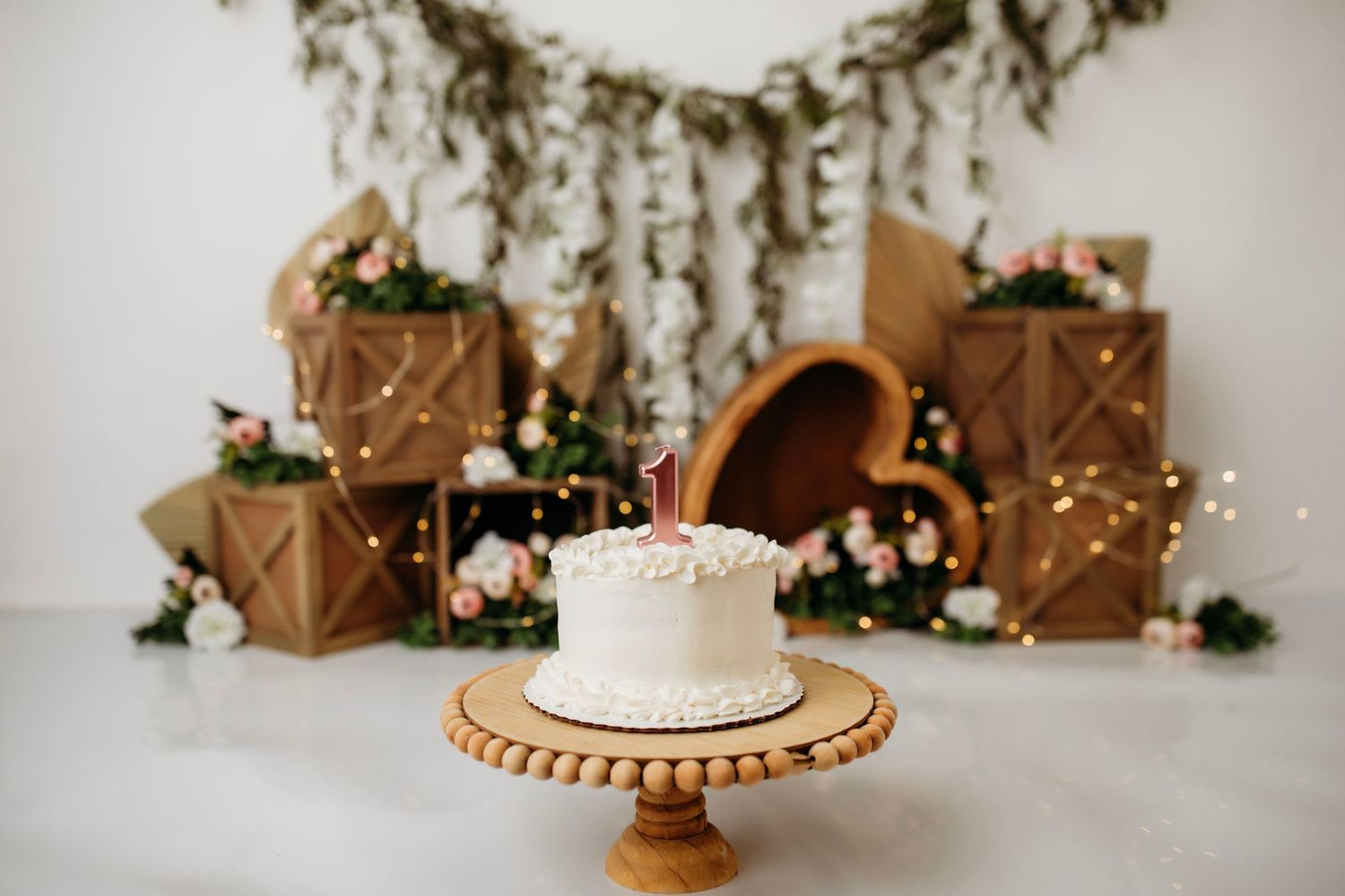 One Year Cake Smash Photography