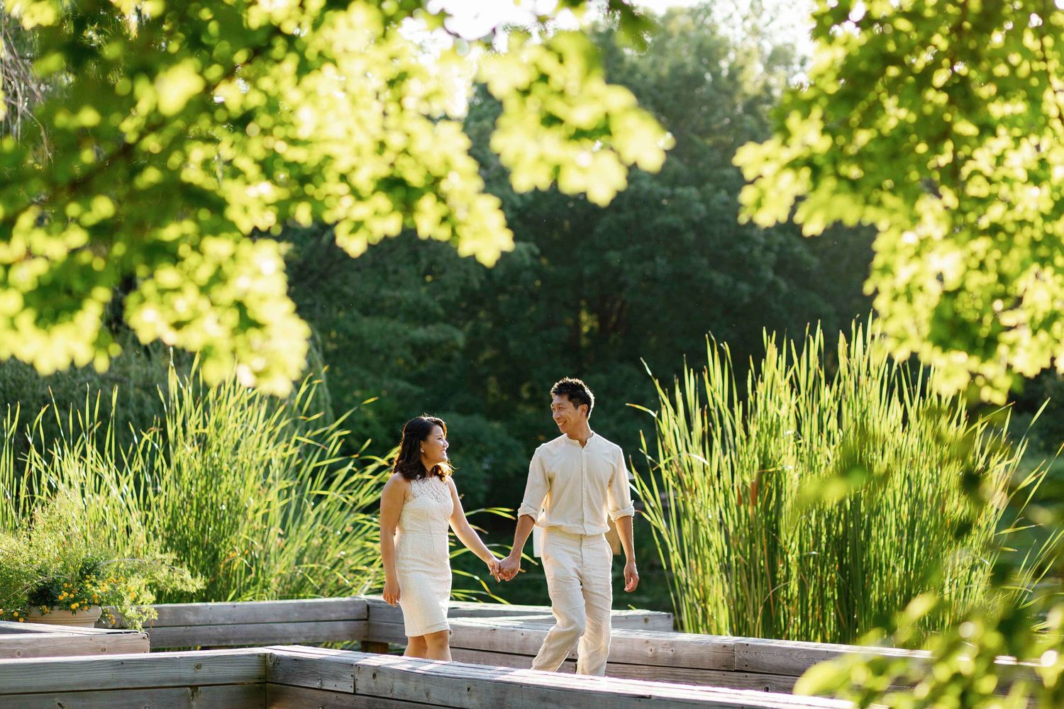 Wichita Botanica Engagement Photographer