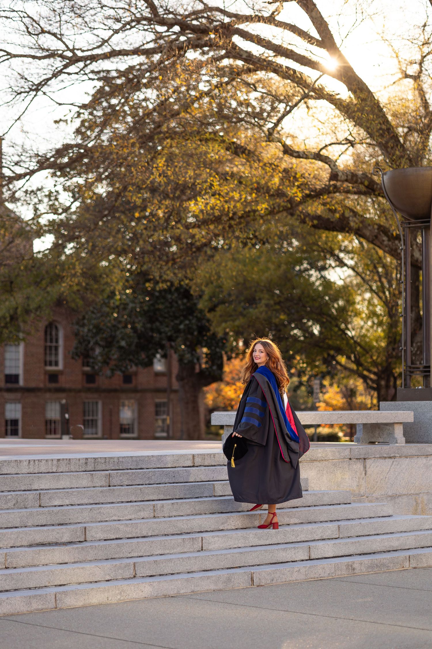 graduation photos NC state grad raleigh graduates senior photos outdoor graduation images natural light photography bright true to color unc