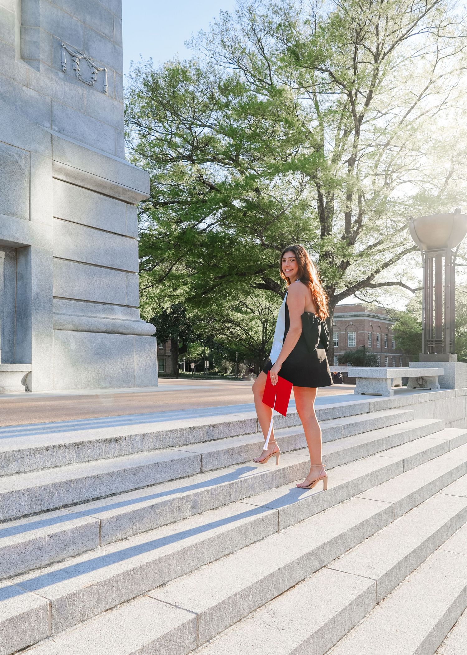 nc state graduation pictures north carolina photography bell tower pictures