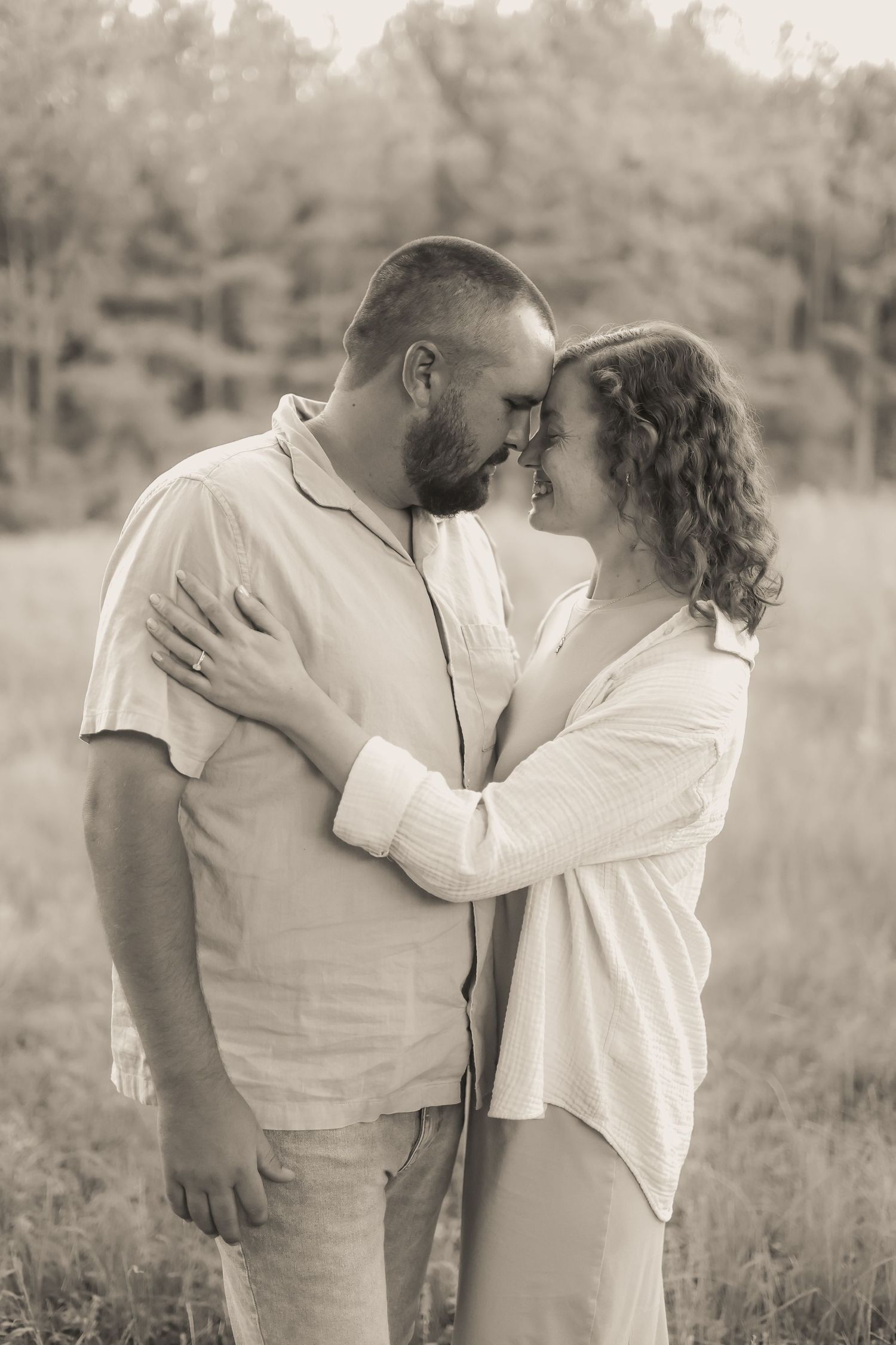 dreamy couples pictures, outdoors