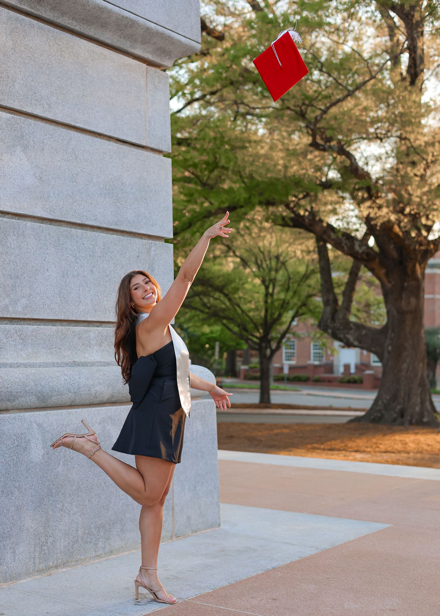 nc state graduation pictures north carolina photography bell tower pictures