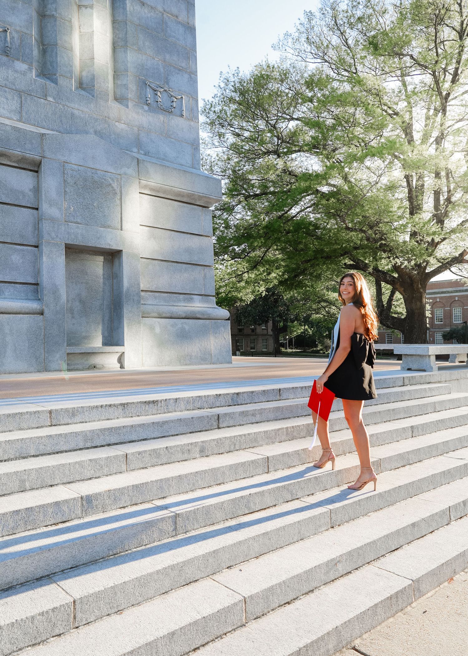 graduation photos, NC state grad raleigh graduates senior photos outdoor graduation images natural light photography bright true to color