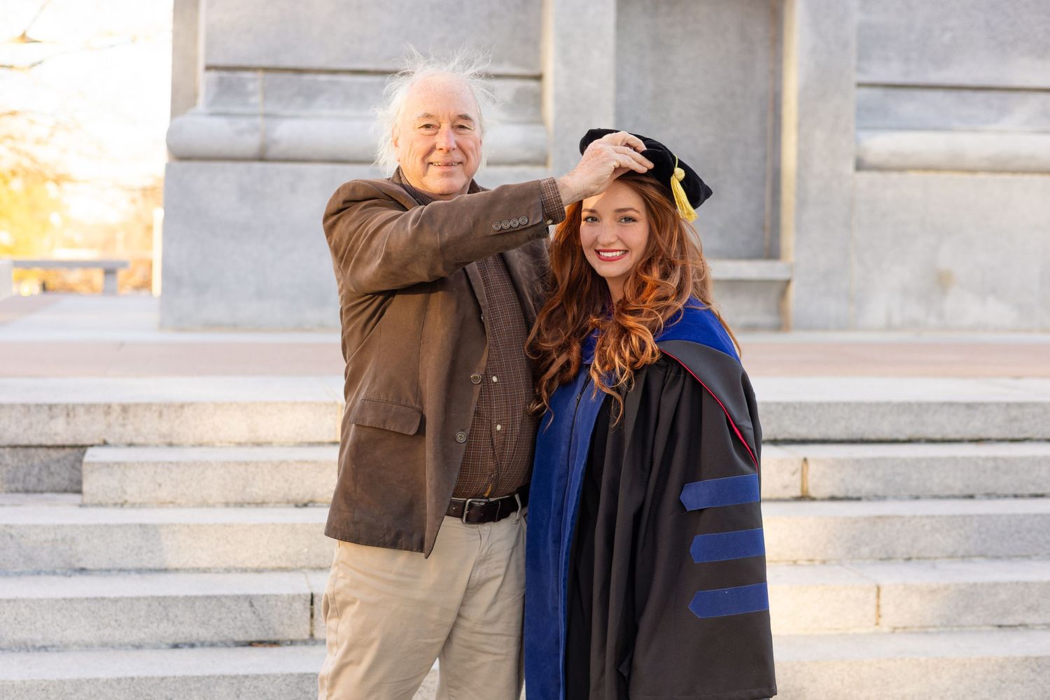 graduation photos NC state grad raleigh graduates senior photos outdoor graduation images natural light photography bright true to color unc
