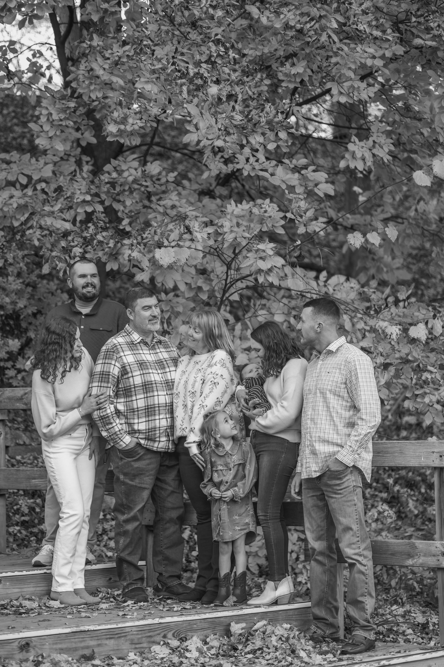 fall family photos outdoors, raleigh durham area