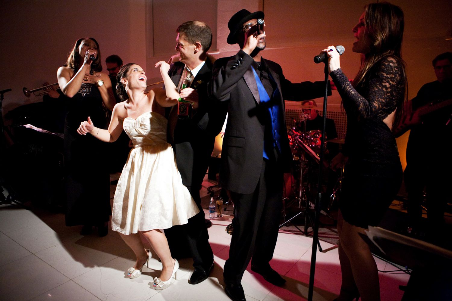 dancing with the band