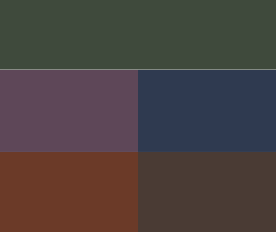 Gradient color palette showing a smooth transition from dark green to deep blue to burgundy tones.