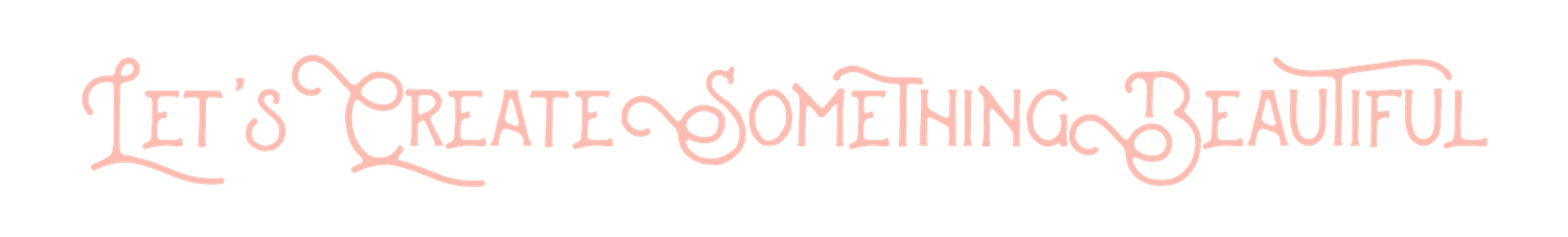Handwritten text in pink ink with decorative flourishes.