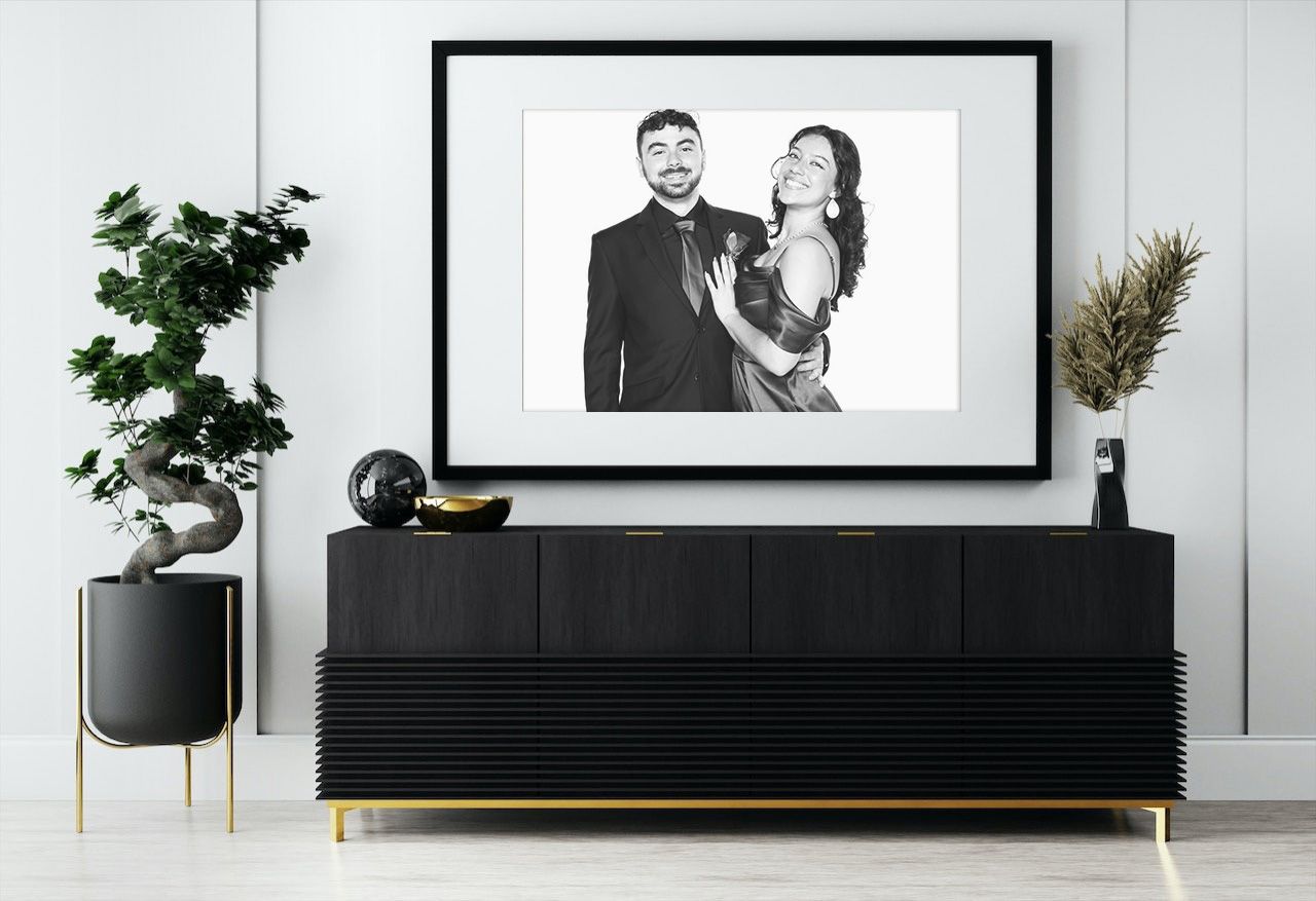 framed wedding guest