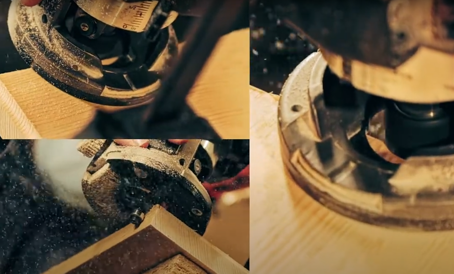 Close-up montage of brake shoes and mechanical parts during maintenance service.