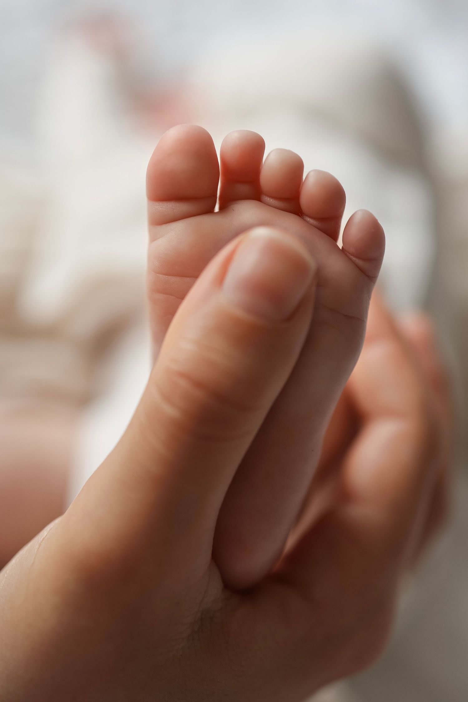De kleine details van een newborn voetje, vastgelegd in jullie eigen omgeving rondom Eindhoven. Fotografie die de puurheid van deze momenten