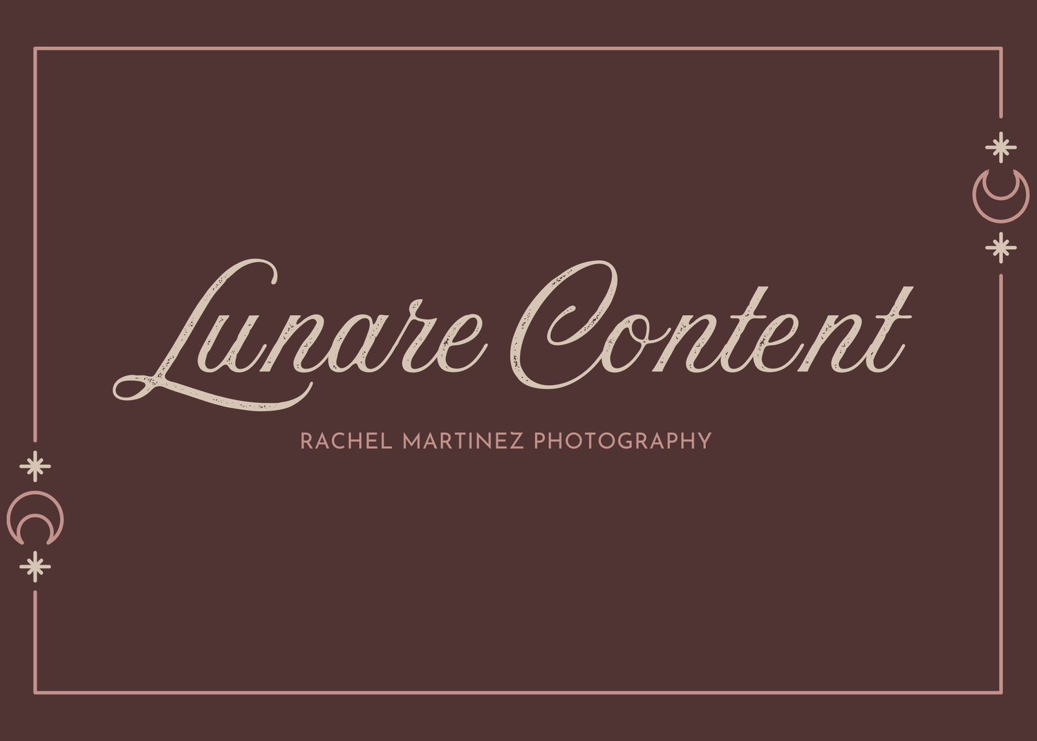 A decorative header design with elegant calligraphy text and ornate flourishes in a burgundy and cream color scheme.