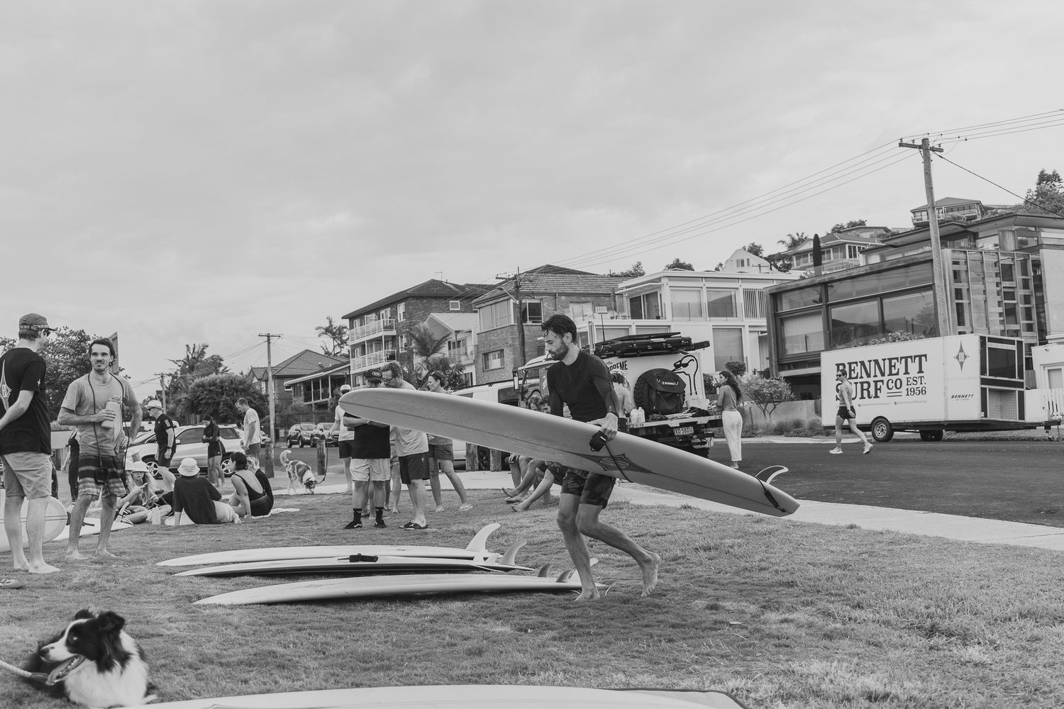 Brand activation photography, Bennett Surf Co demo day, Northern Beaches