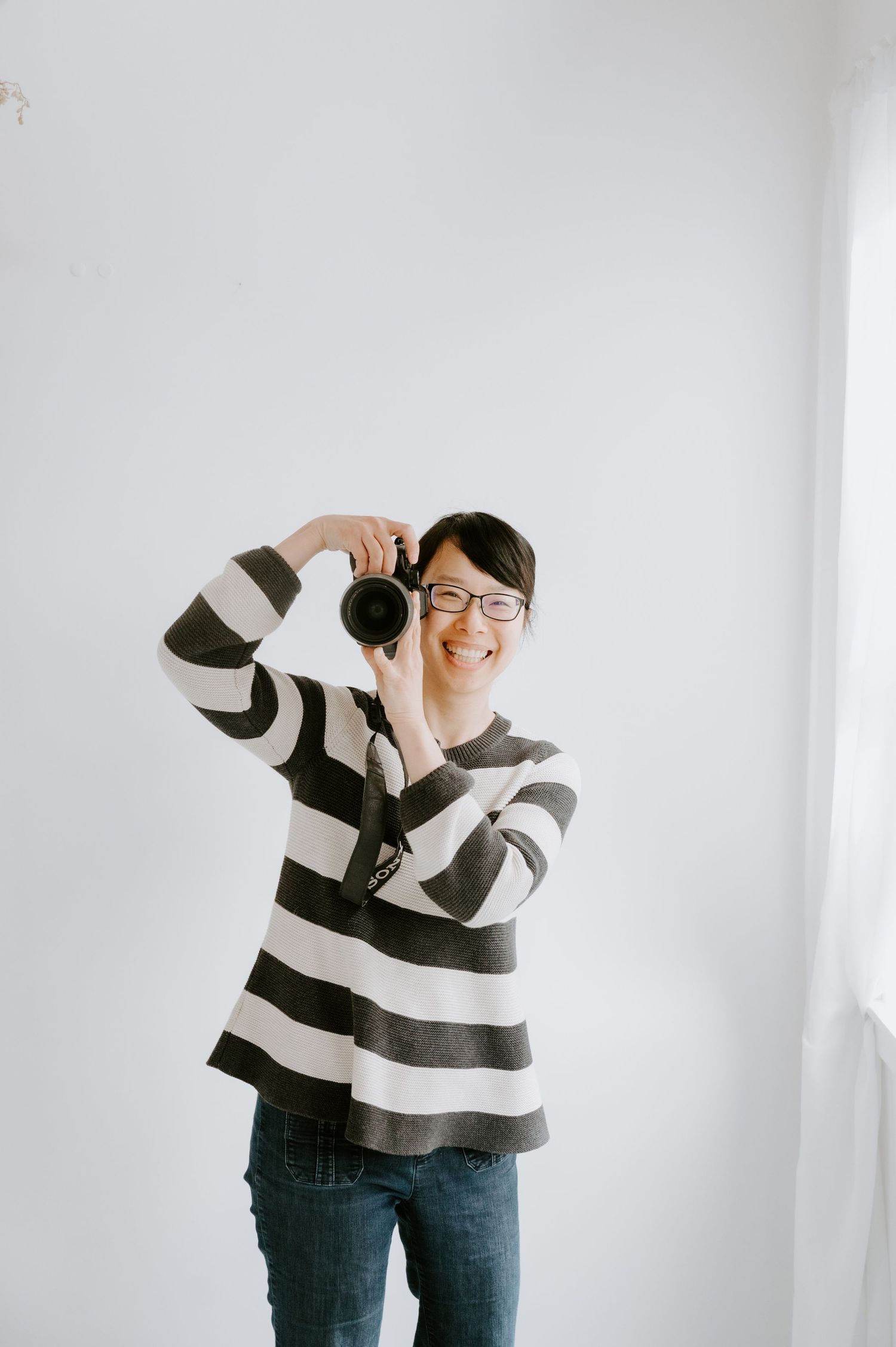 Posed photo of Seattle photographer.