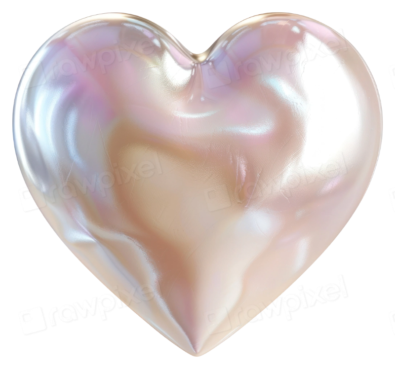 Shiny metallic silver heart-shaped decorative ornaments hanging in a row against a light background.