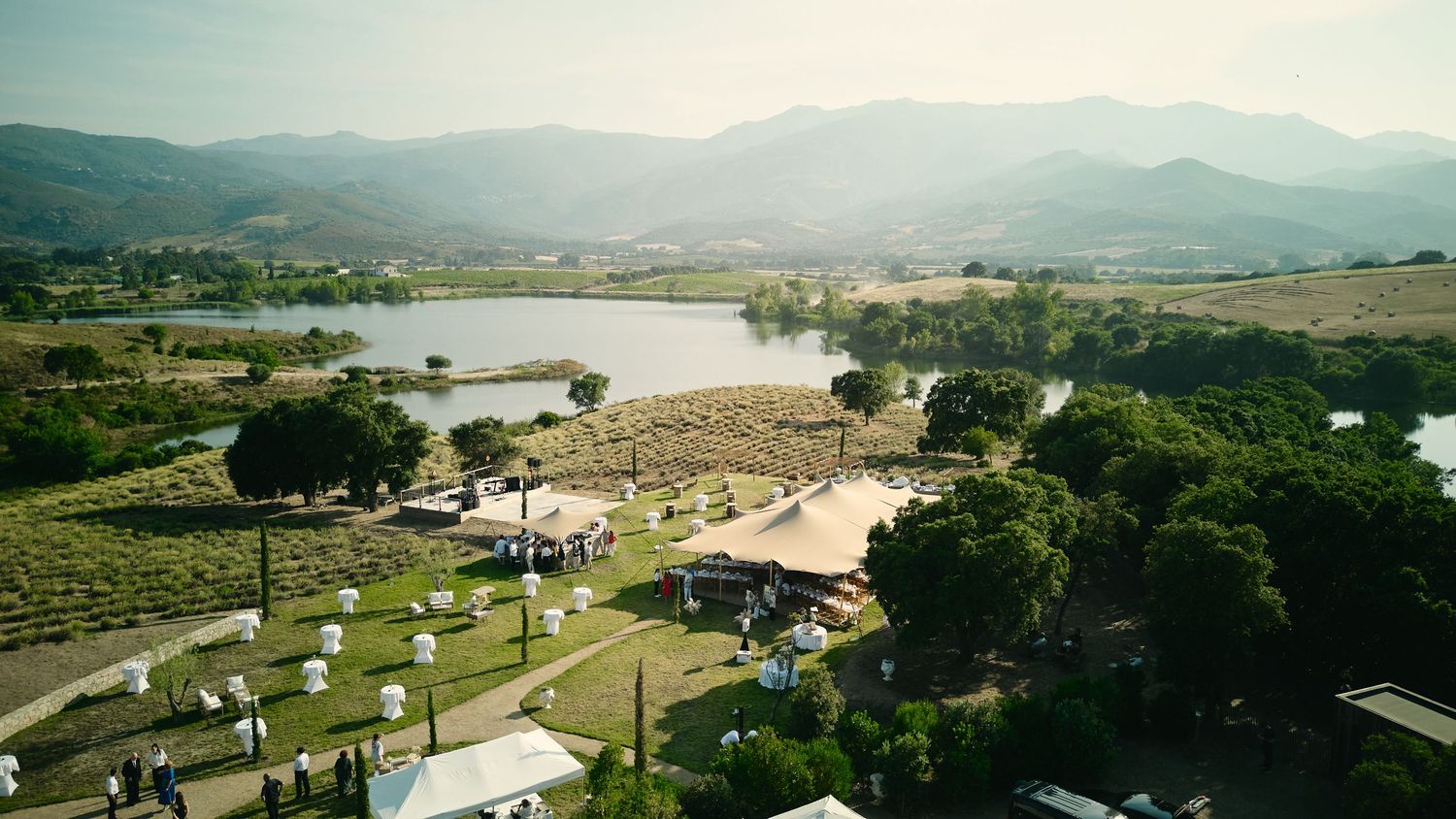 Vue aérienne du domaine Terra d'Or