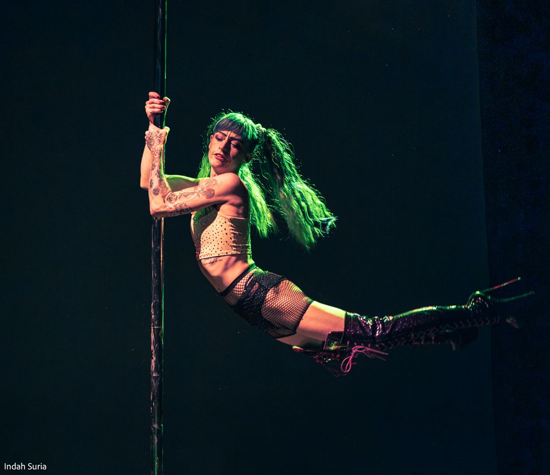 Pole dance photography of a pole dance event.