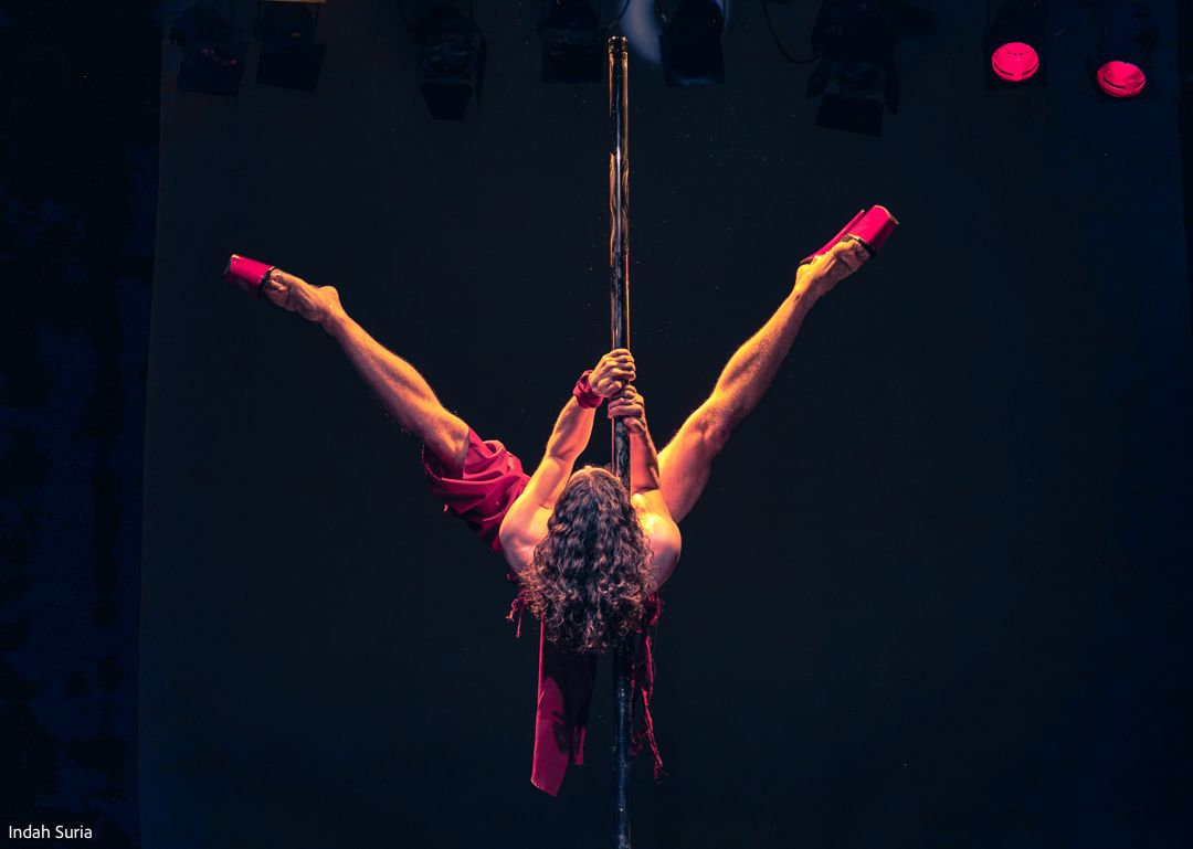 Pole dance photography of a pole dance event.