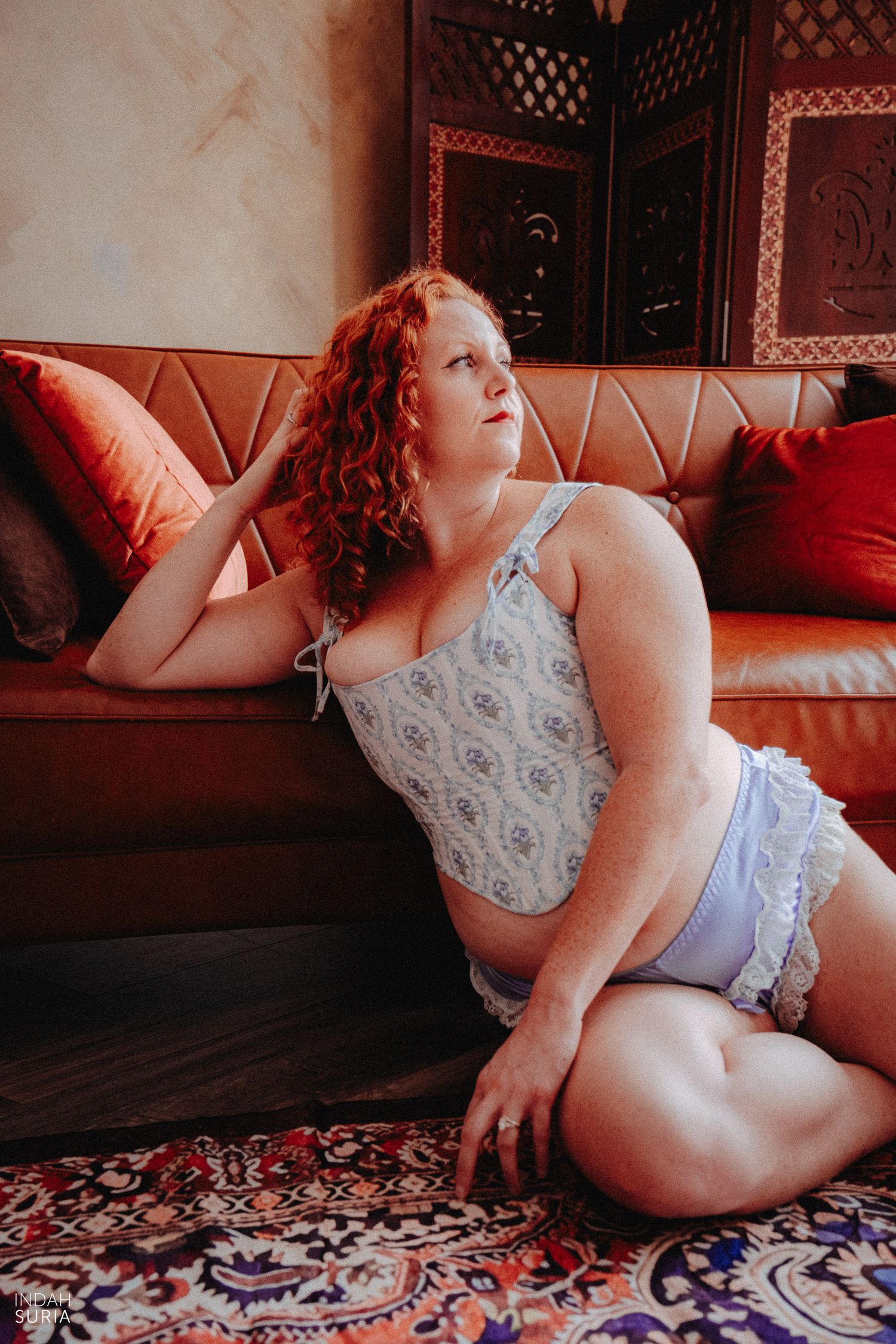 Female boudoir photoshoot