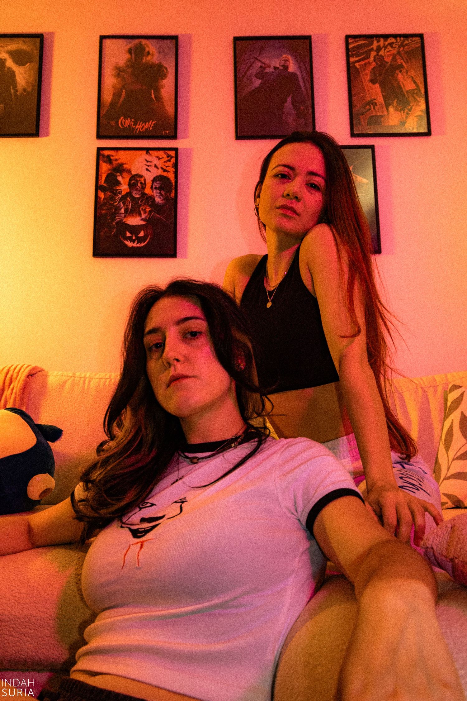 Colourful friends photoshoot