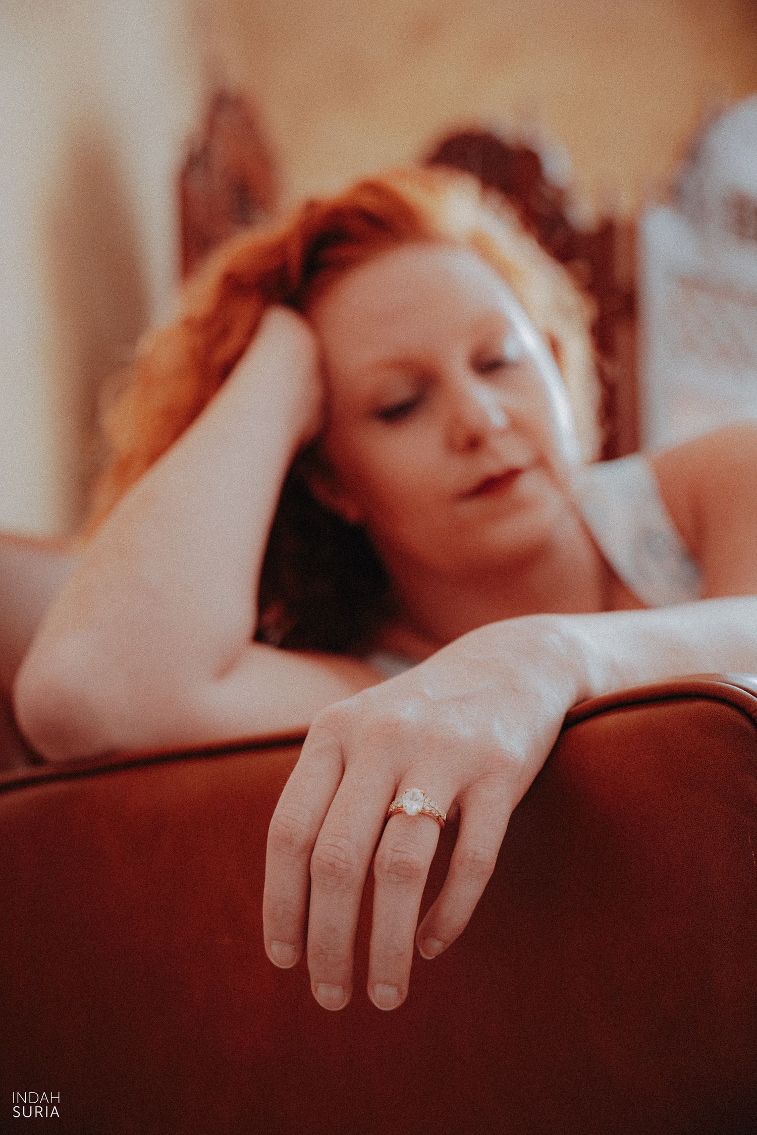 Female boudoir photoshoot
