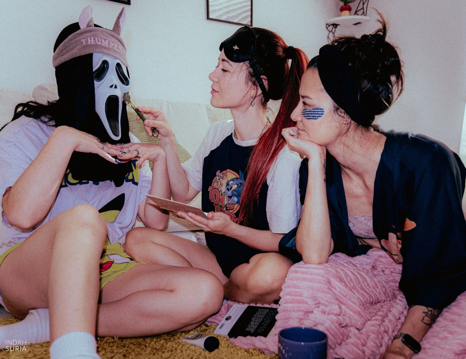 Friend horror movie theme photoshoot