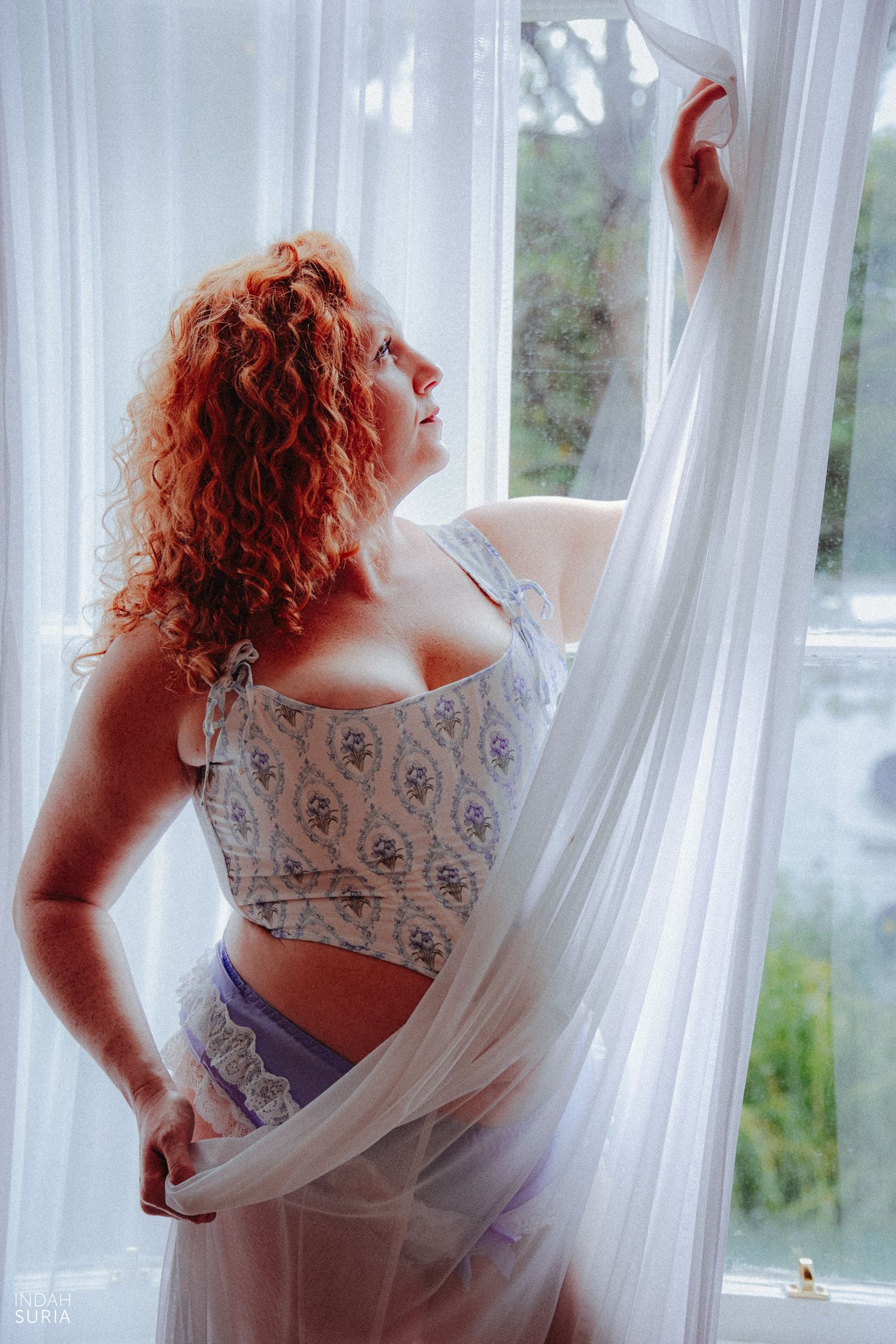 Female boudoir photoshoot