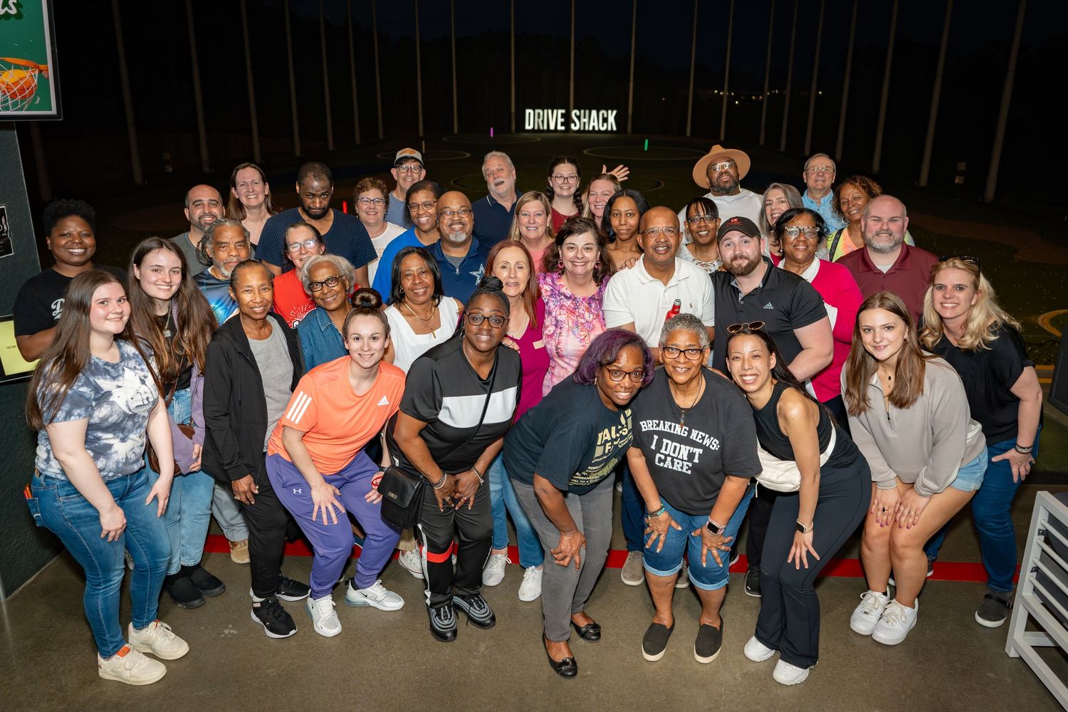 The Durham Performing Arts Center in Durham North Carolina - Staff at Drive Shack - photo by Tina Telep