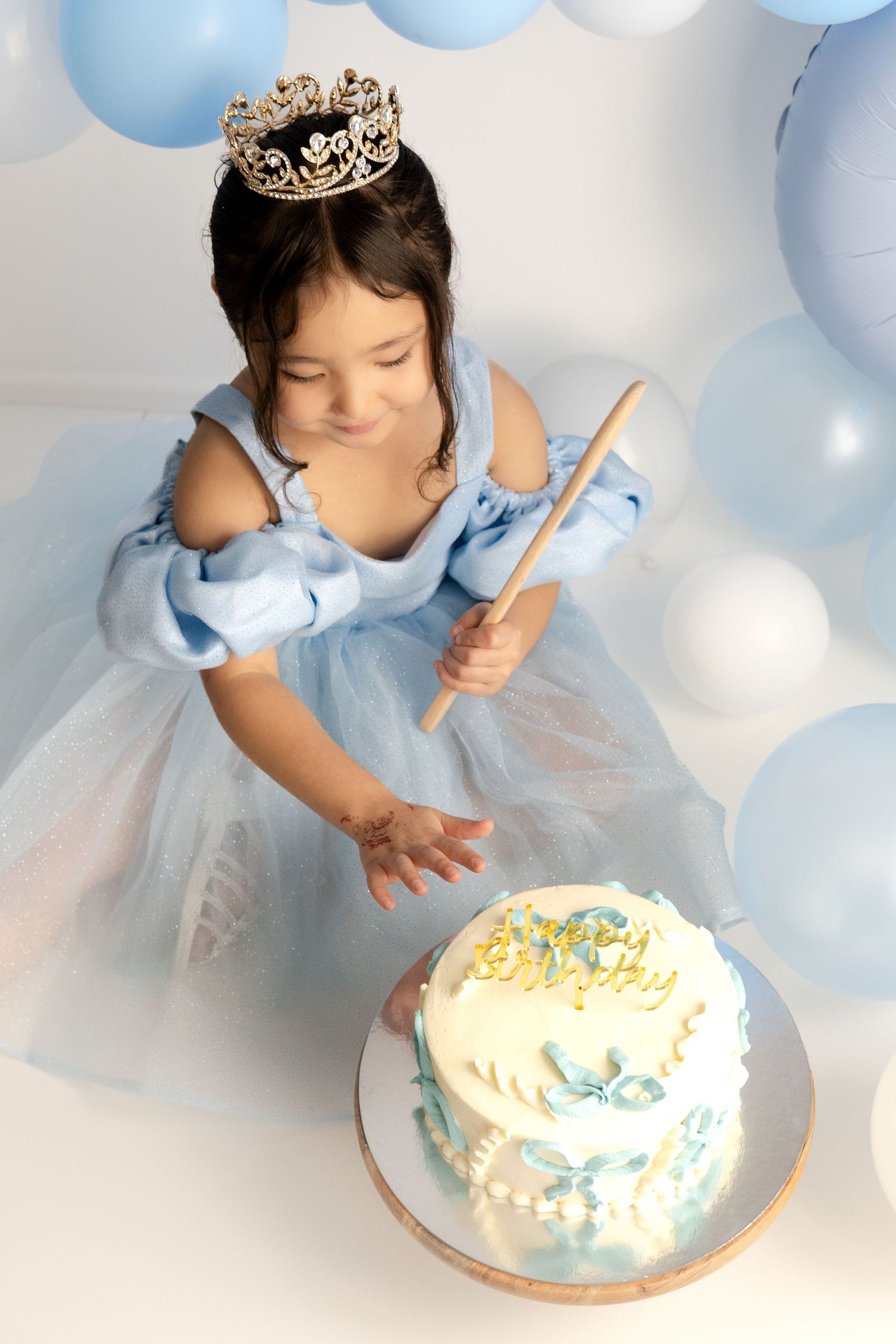 milestone birthday cake smash session