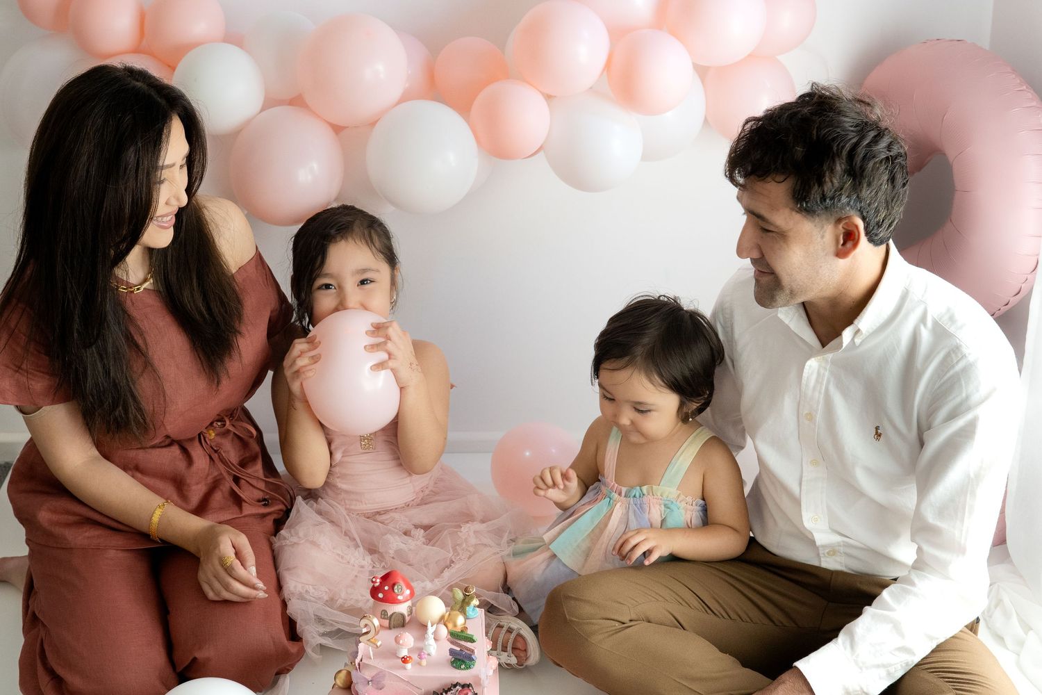 milestone birthday cake smash session