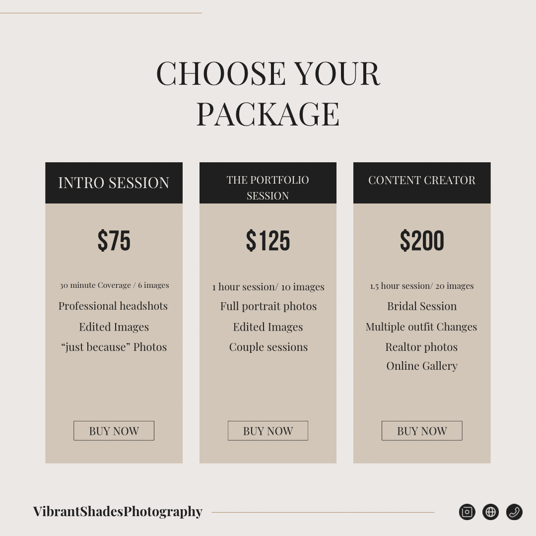 Pricing sheet