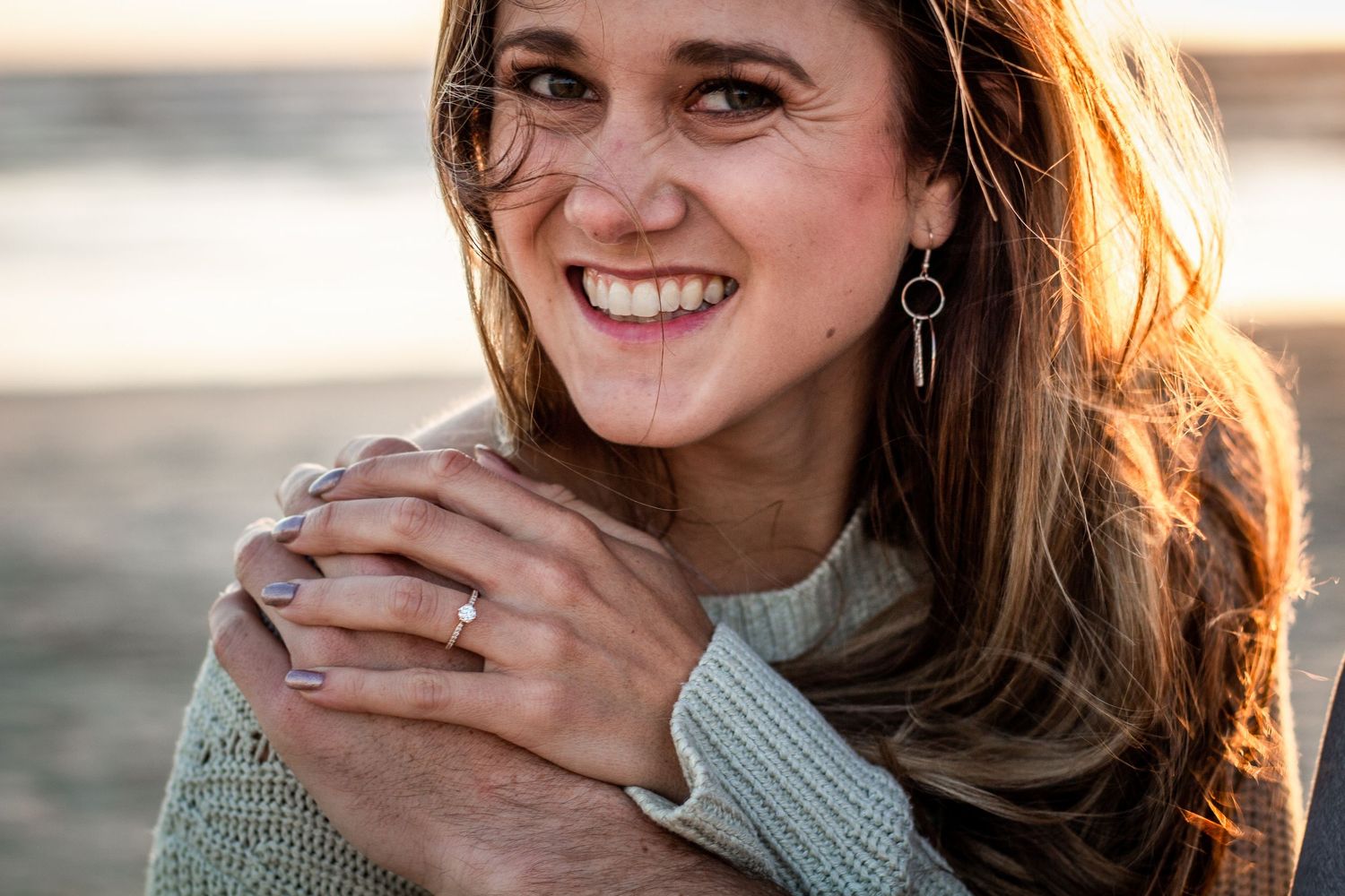 Engagement shoot by Cape Town photographer capturing couple connection