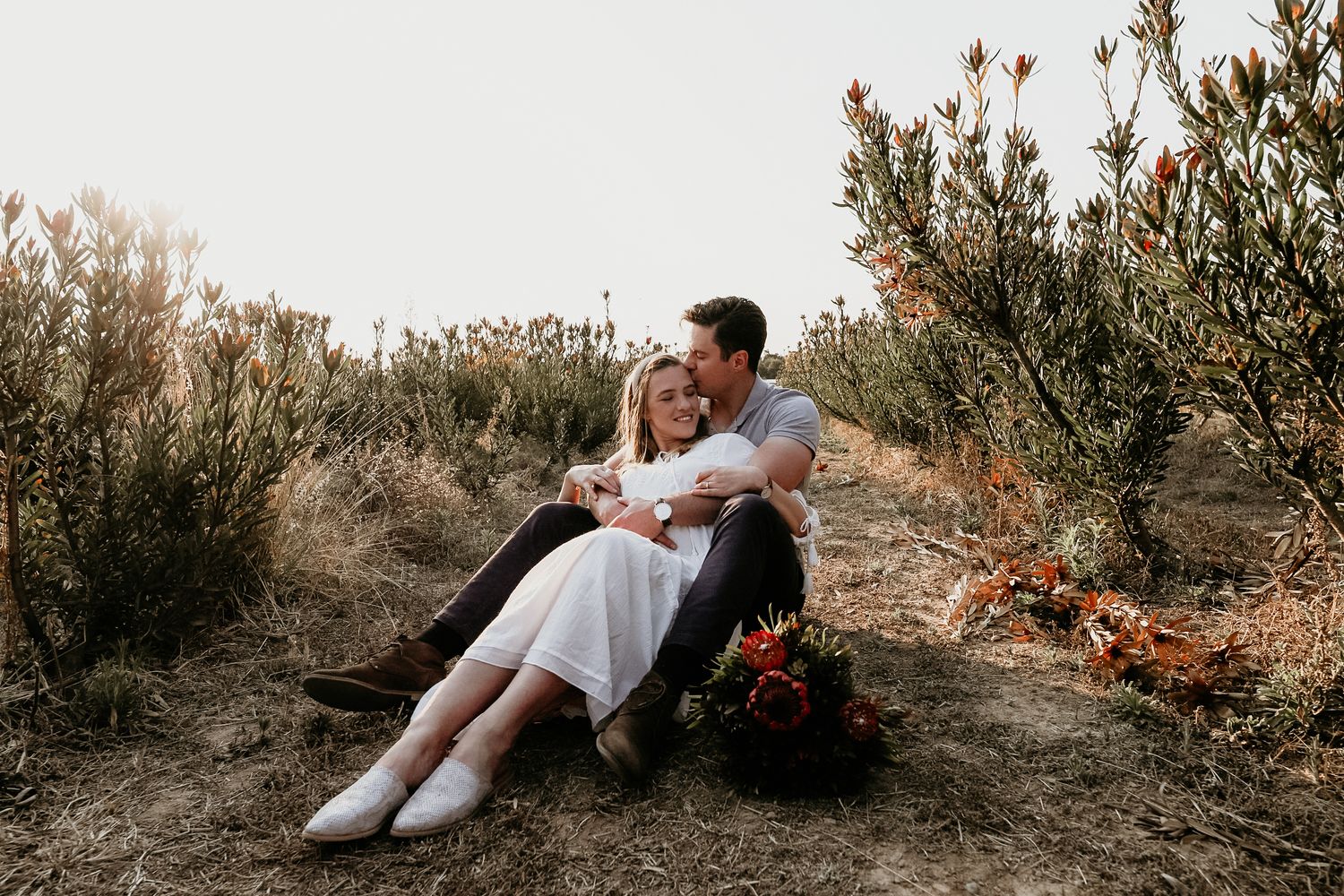 Soft natural maternity shoot by travel photographer